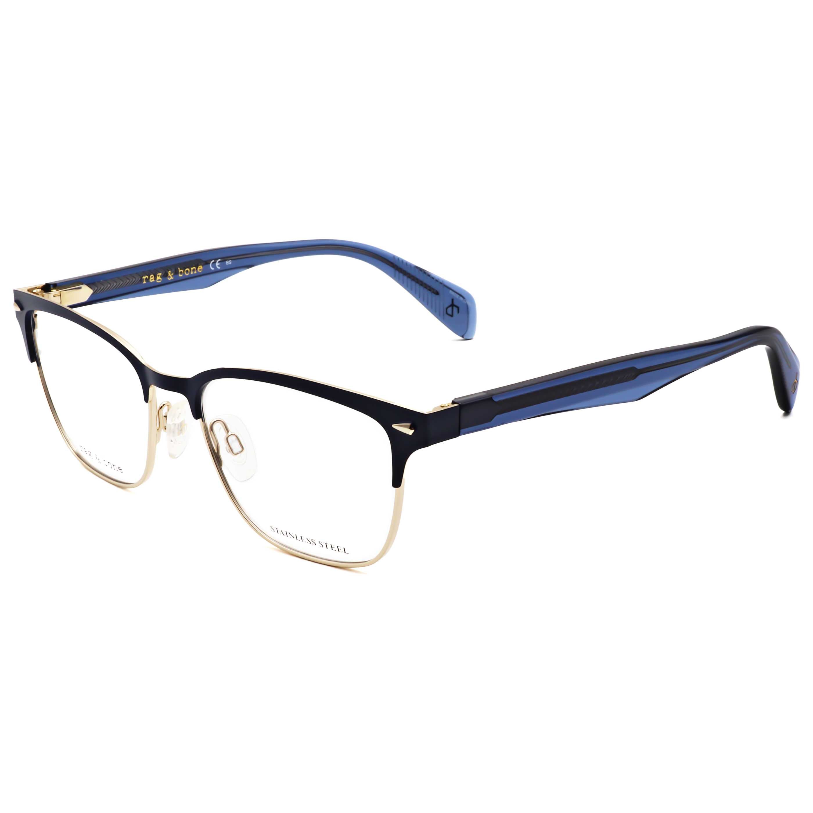 Rag & Bone Women's 53 mm Blue Eyeglasses RNB3022-PJP-53