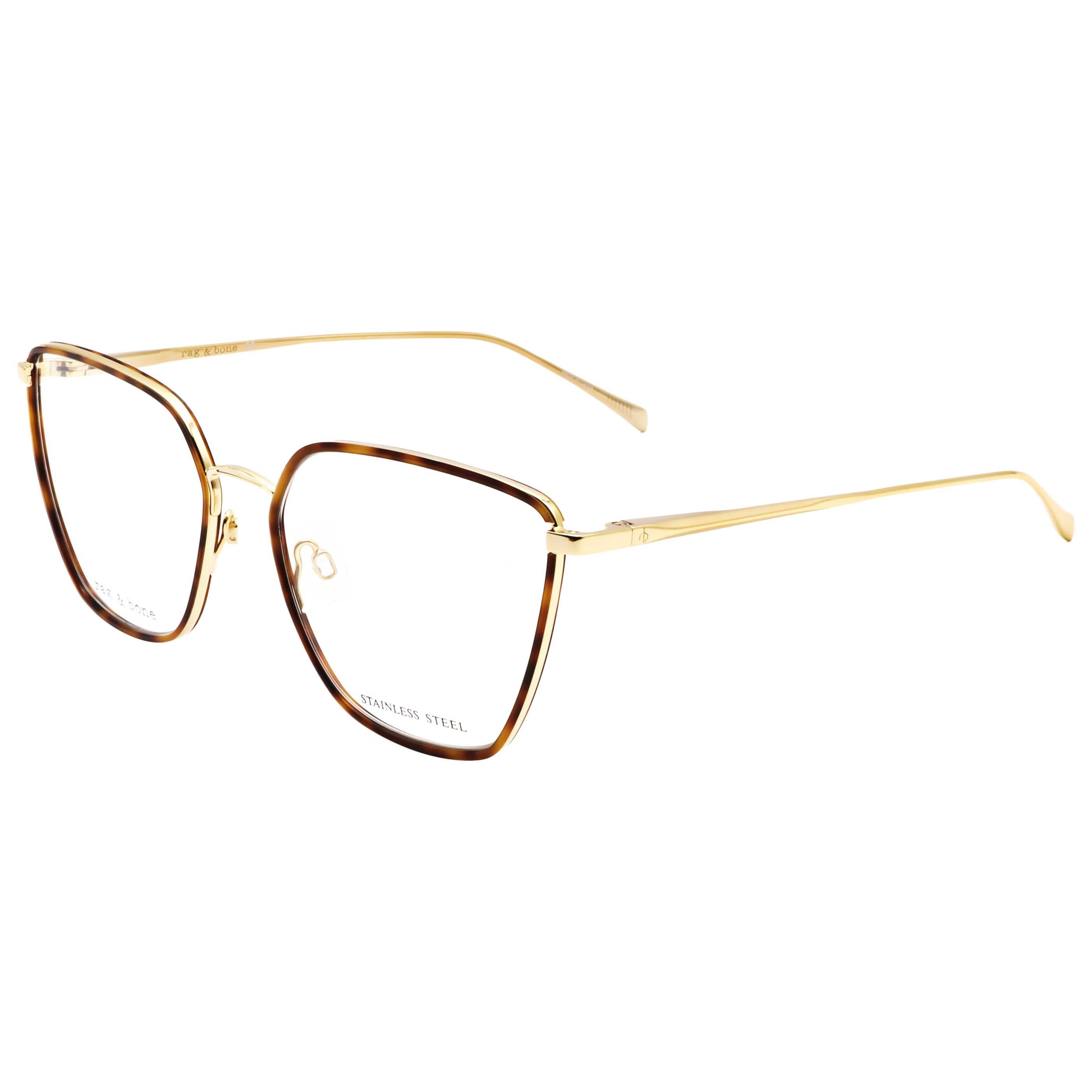 Rag & Bone Women's 55 mm Gold Havana Eyeglasses RNB3028-06J-55