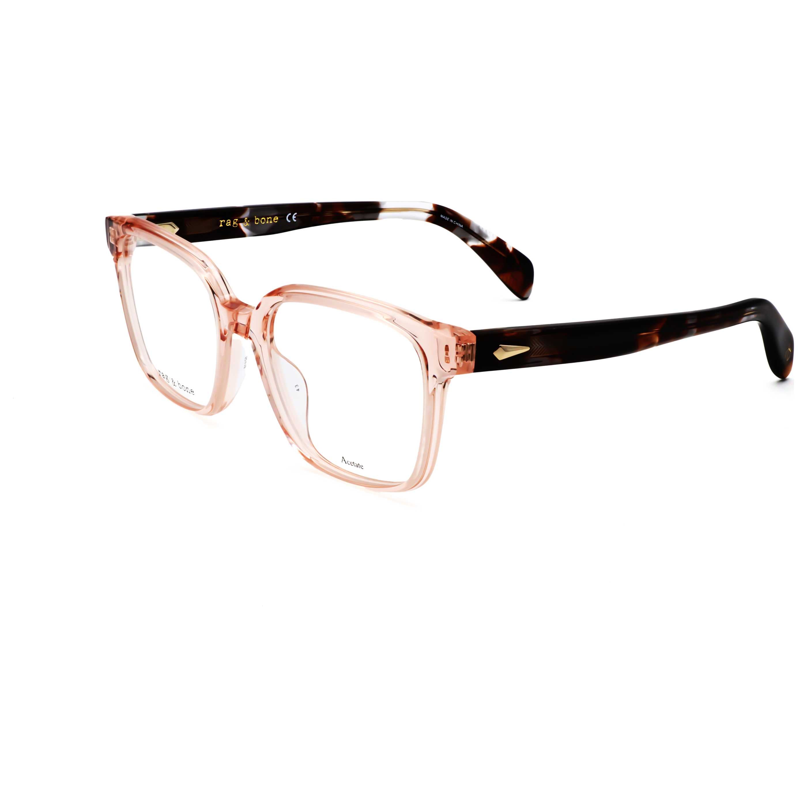 Rag & Bone Women's 52 mm Peach Eyeglasses RNB3045-733-52