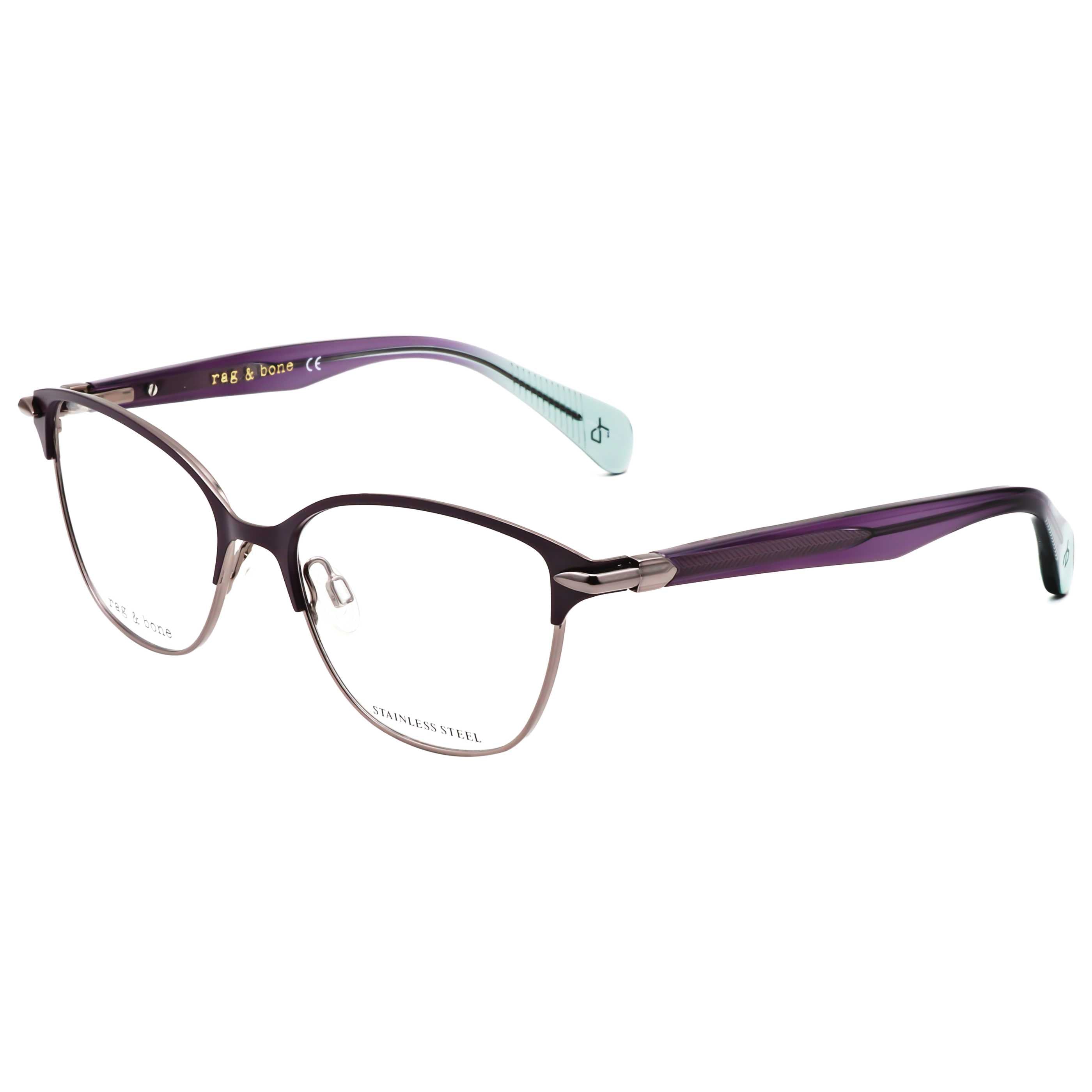 Rag & Bone Women's 52mm Violet Eyeglasses RNB3049-B3V-52