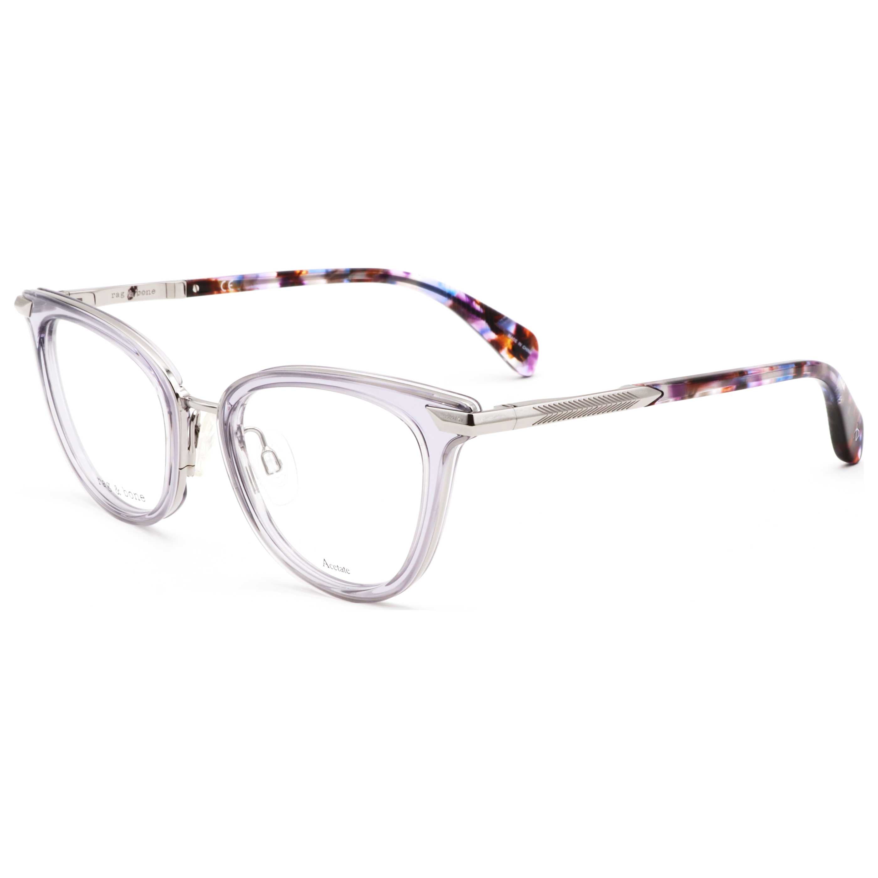Rag & Bone Women's 51 mm Lilac Eyeglasses RNB3051-G-789-51