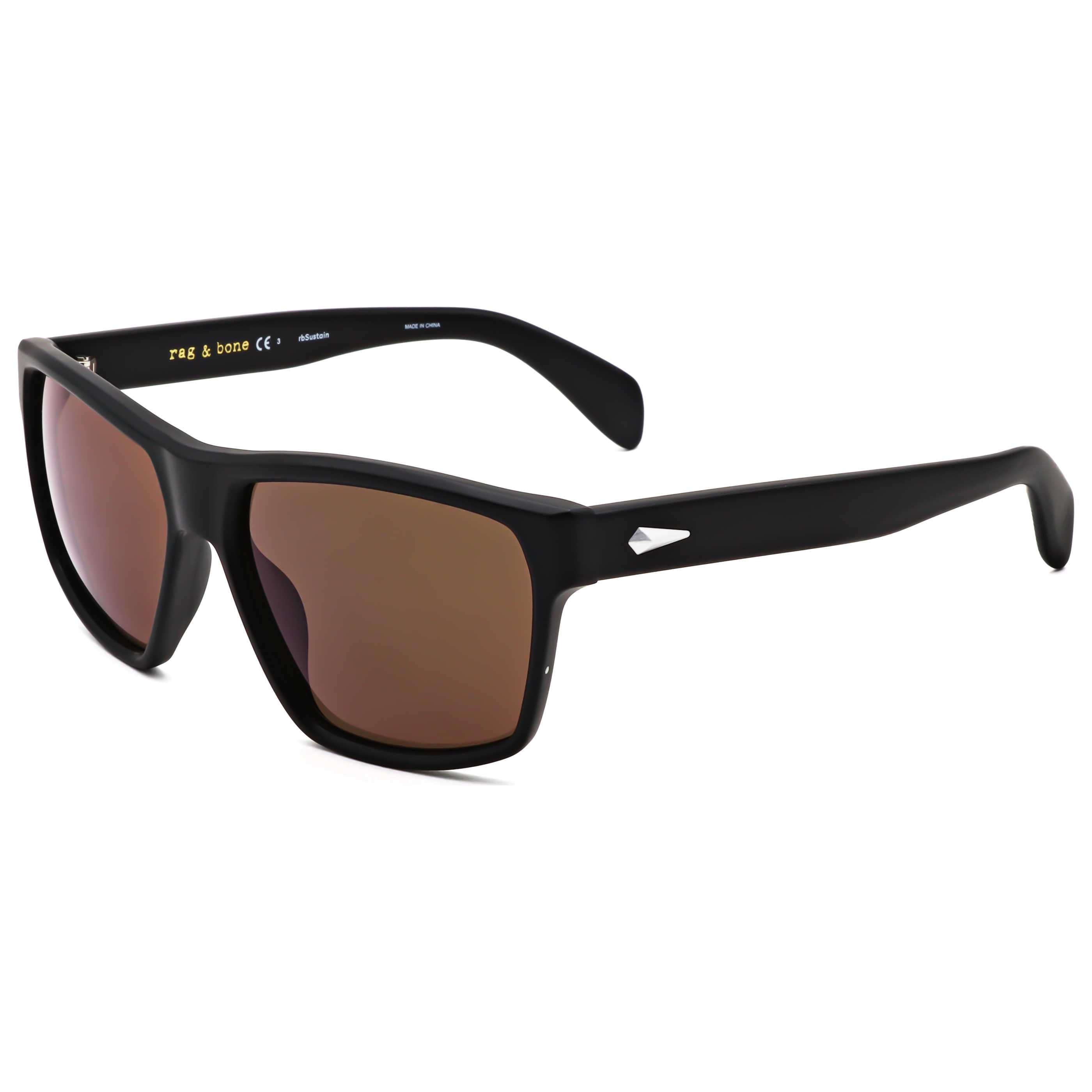 Rag & Bone Men's 58 mm Matte Black Sunglasses RNB5048-S-003-58