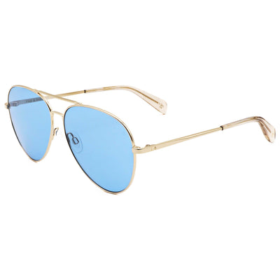 Rag & Bone Unisex 59 mm Gold Beige Sunglasses RNB5052-G-S-84E-59
