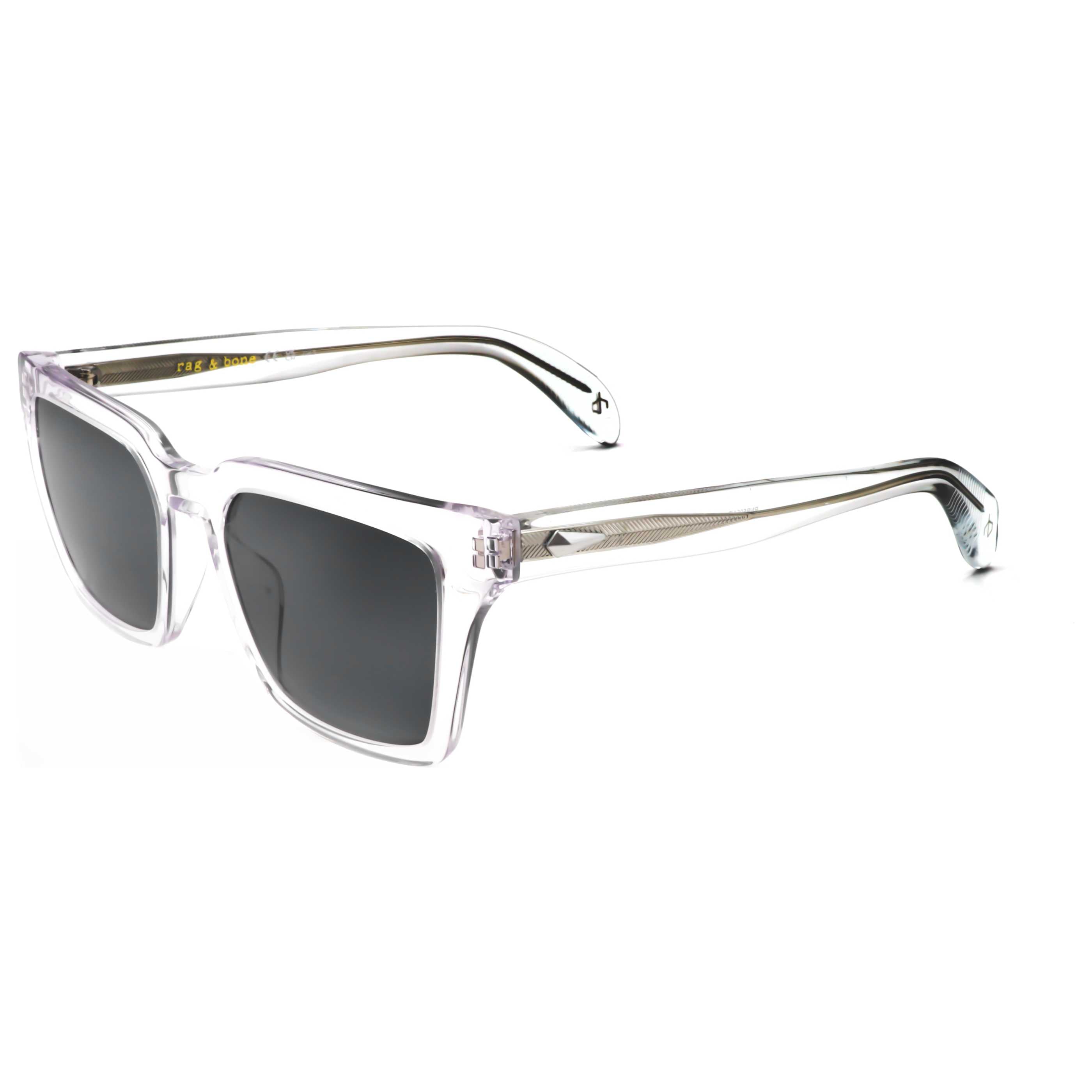 Rag & Bone Men's 52 mm Crystal Sunglasses RNB5054-S-900-52