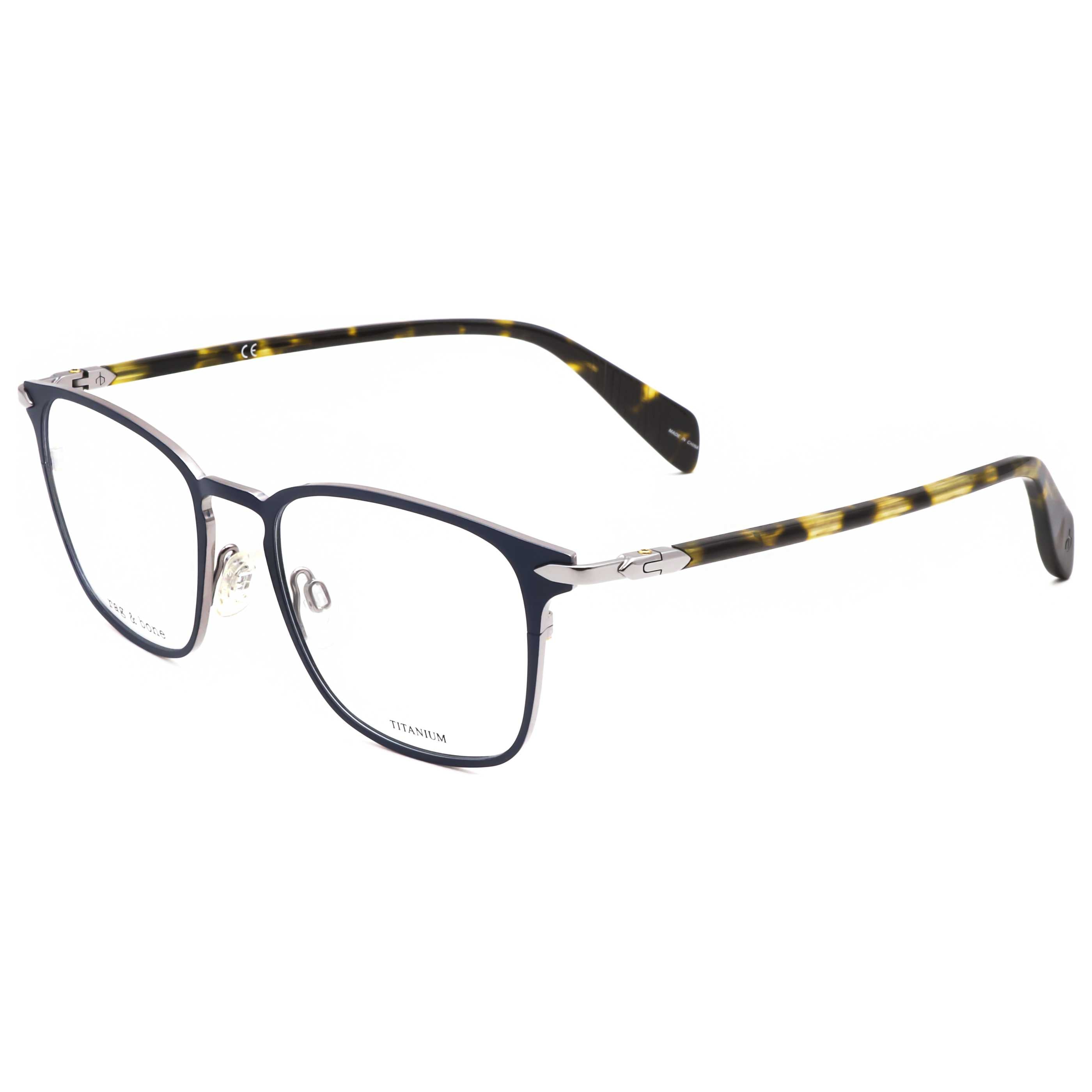Rag & Bone Men's 51 mm Matte Blue Eyeglasses RNB7015-FLL-51