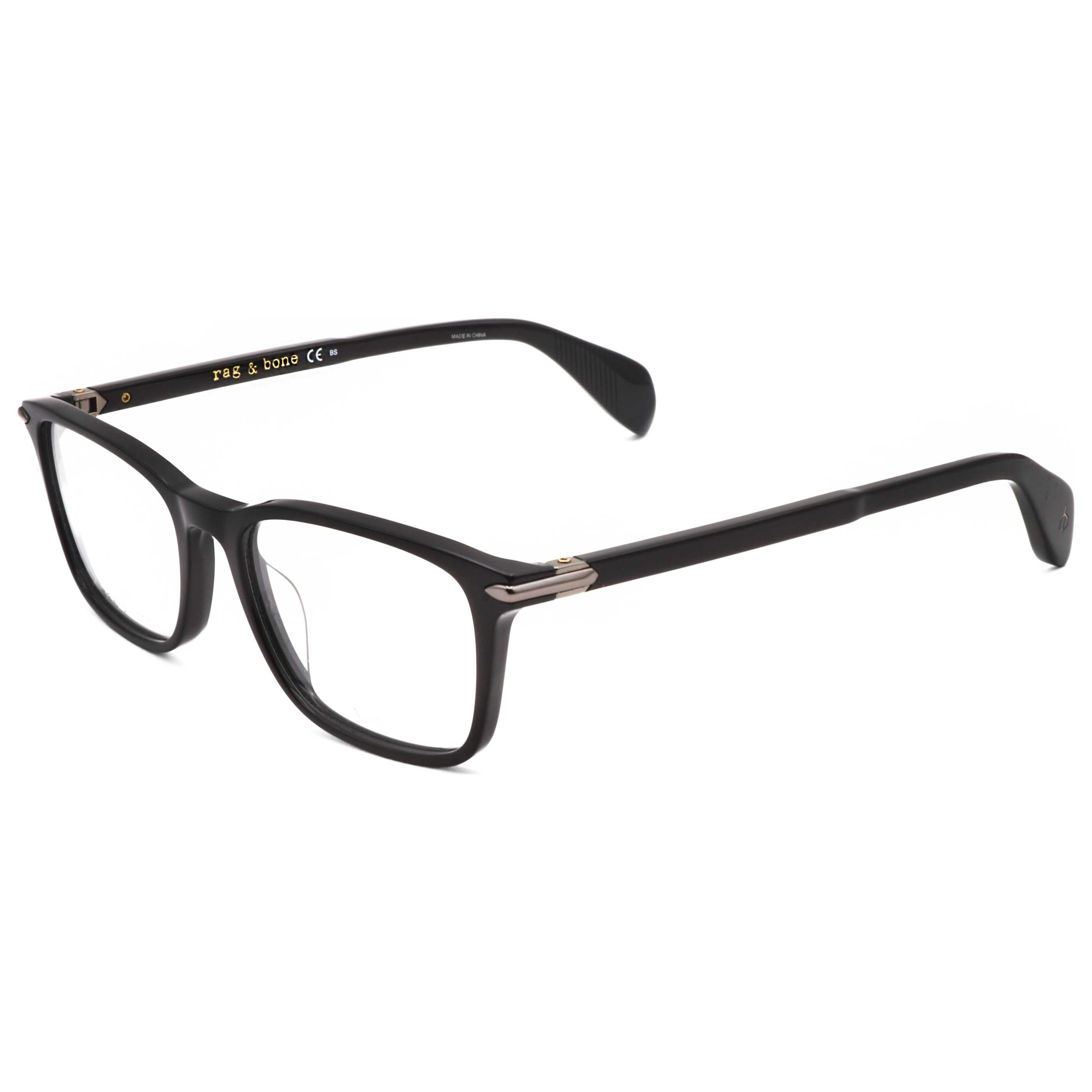 Rag & Bone Men's 53 mm Black Eyeglasses RNB7016-807-53