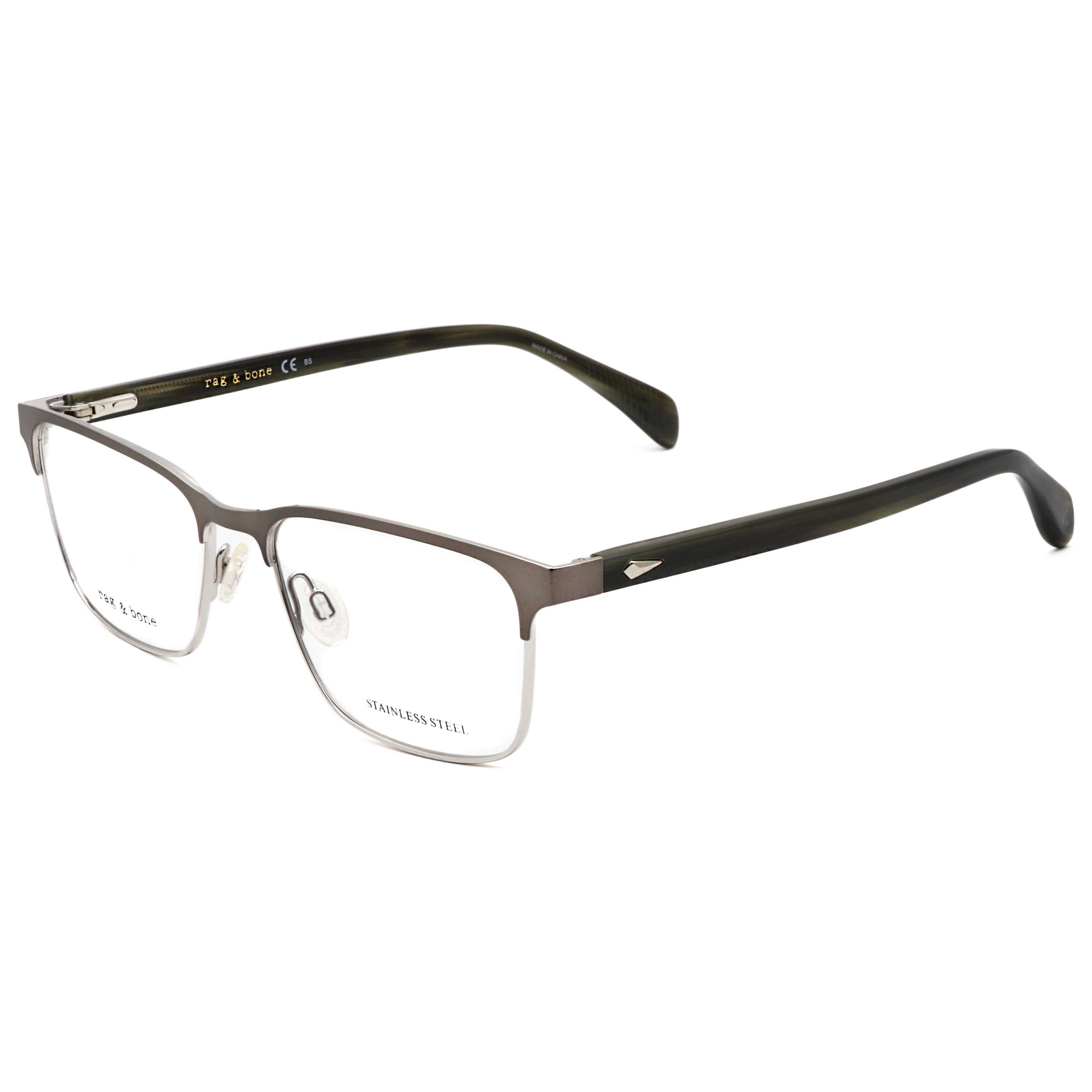 Rag & Bone Men's 54mm Dark Ruthenium Eyeglasses RNB7051-G-TZ2-54