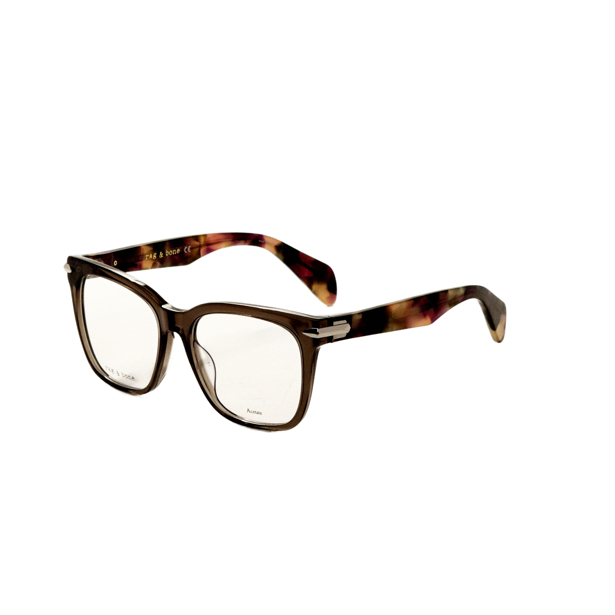 Rag & Bone Women's 52 mm Green Havana Eyeglasses RNB3015-ACK-52