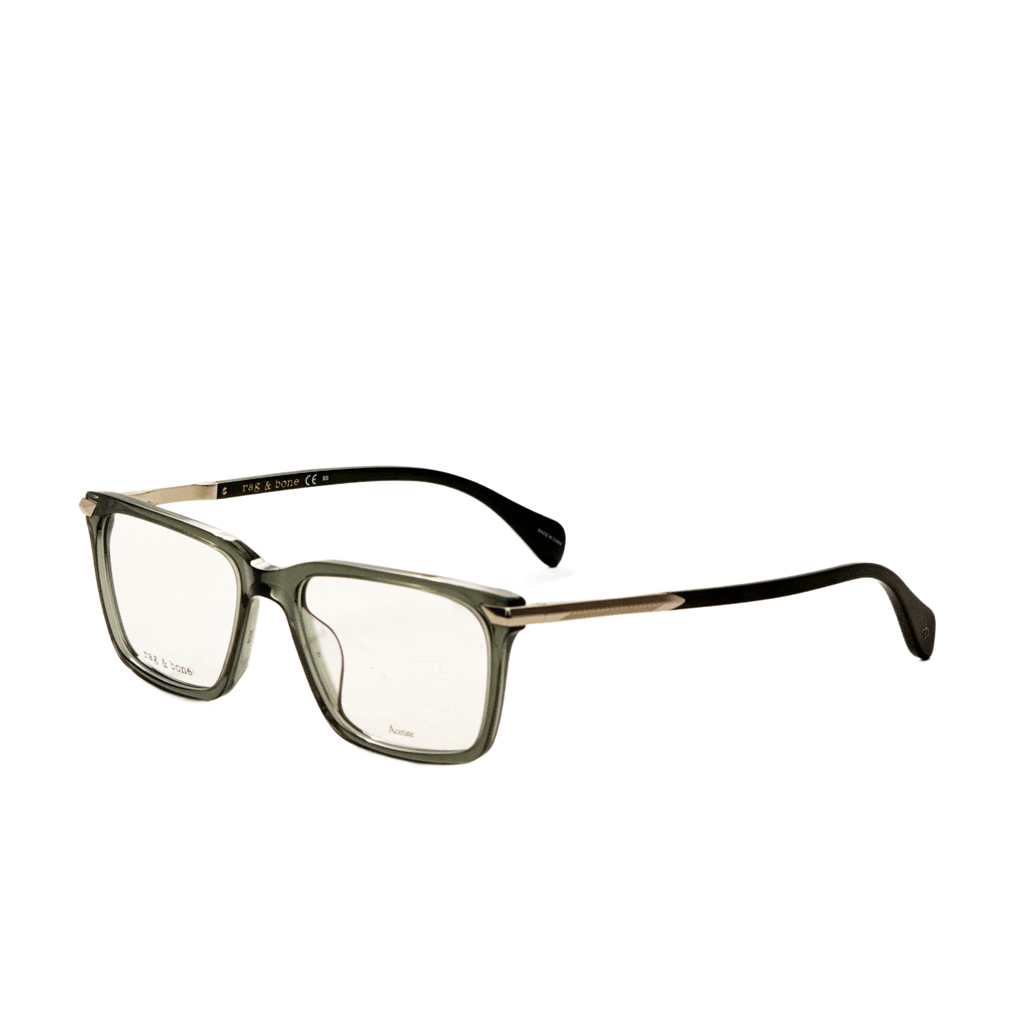 Rag & Bone Men's 56mm Green Eyeglasses RNB7043-1ED-56