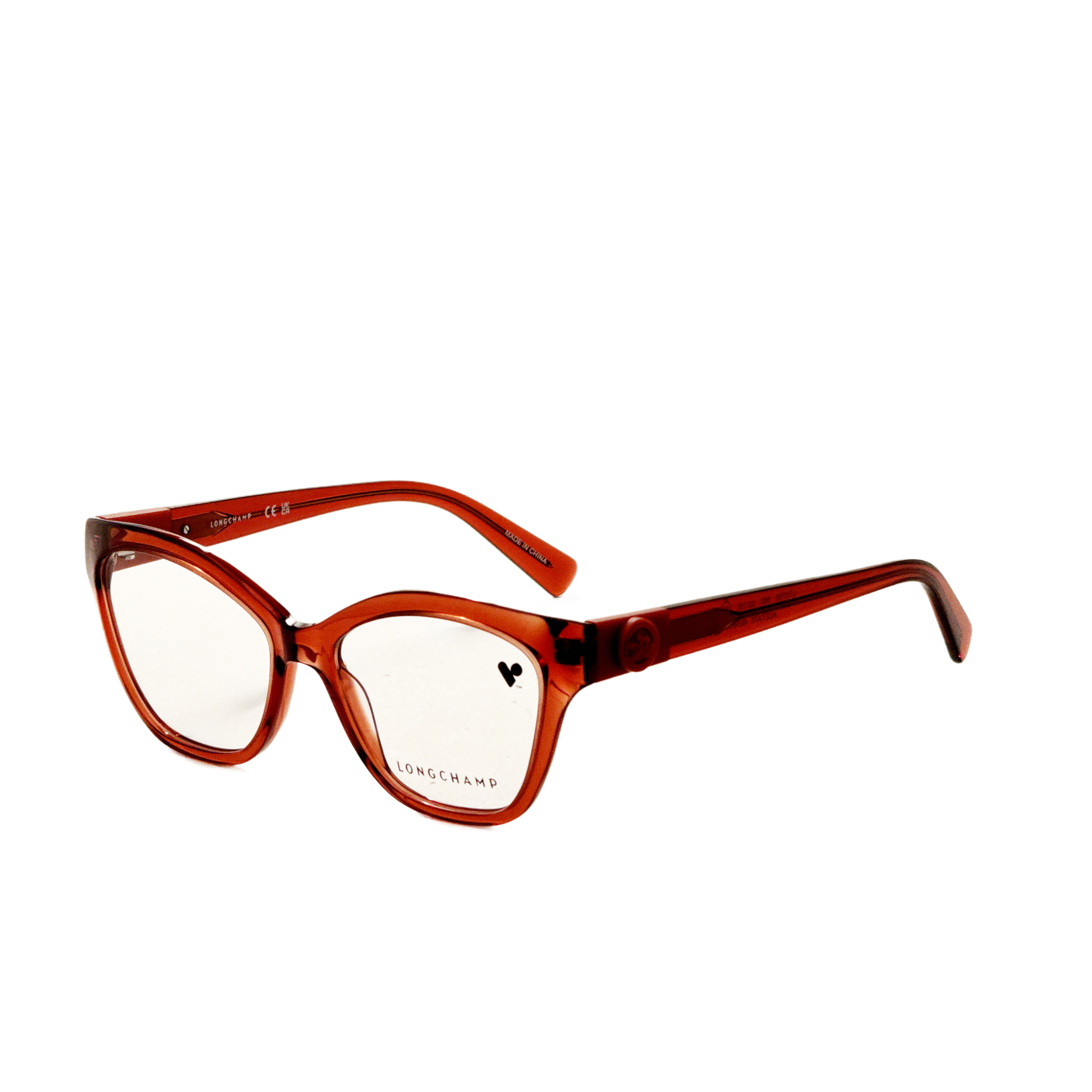Longchamp Women's 53mm Transparent Red Eyeglasses LO2755-600