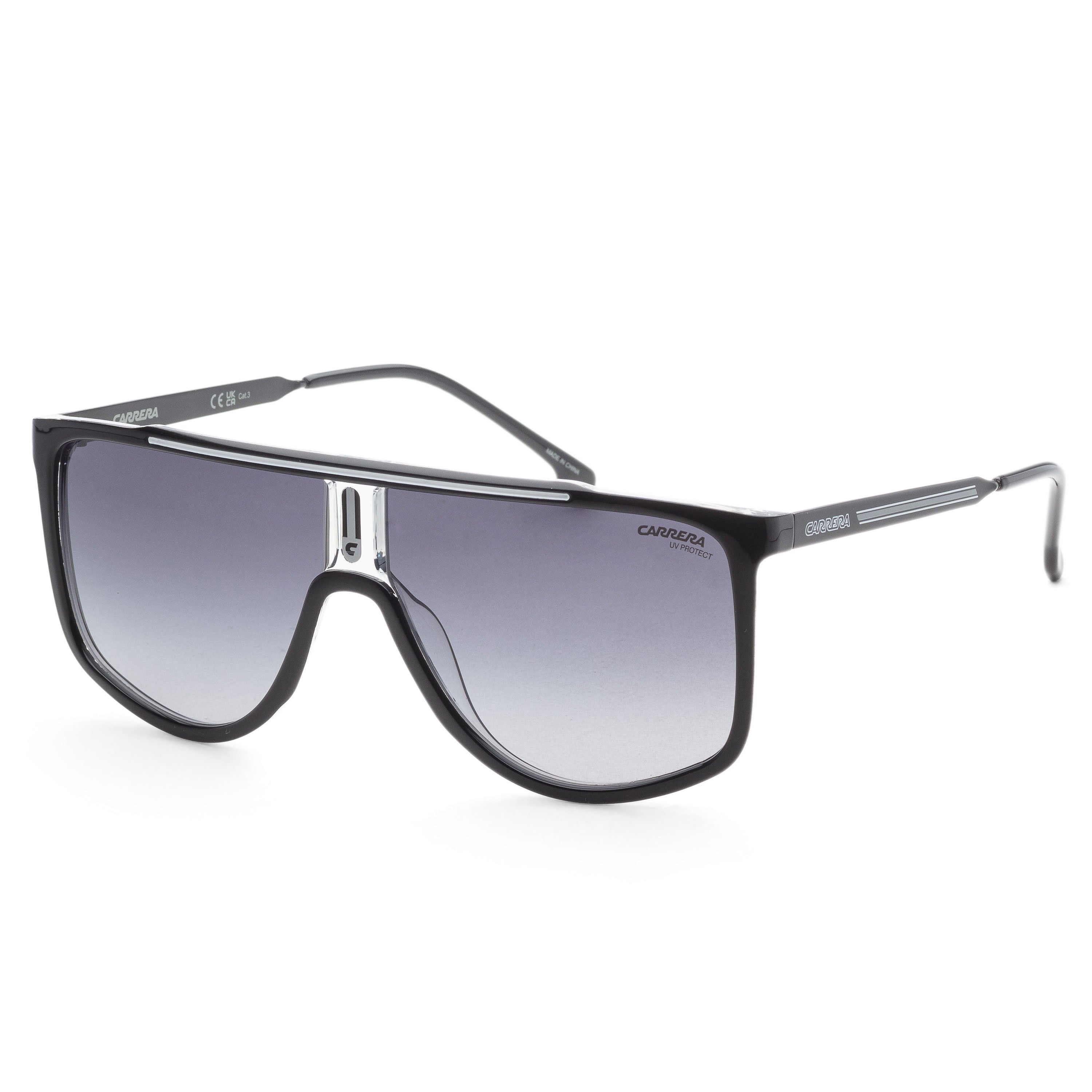 Carrera Men's 61mm Black White Sunglasses CA1056-S-80S-9O
