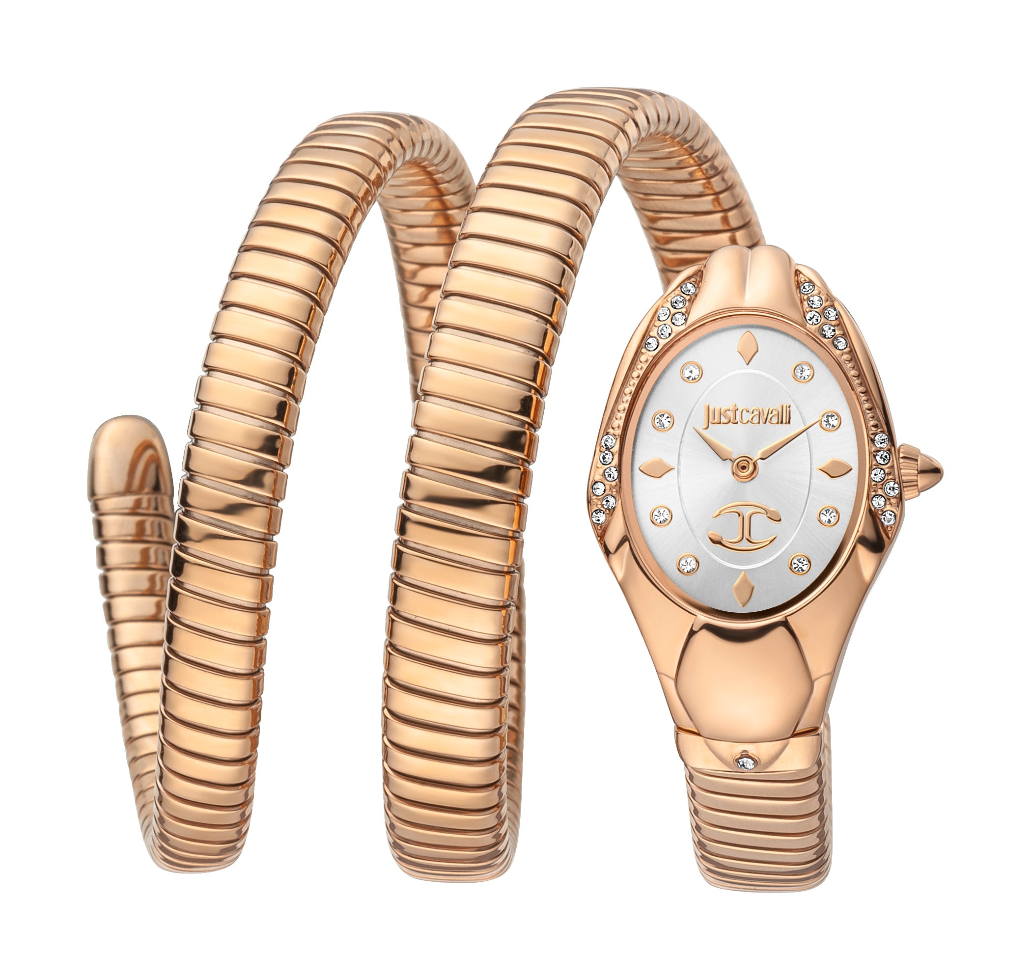 Just Cavalli Women's Snake 316L Stainless Steel Watch