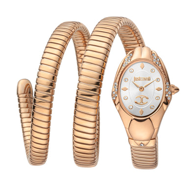Just Cavalli Women's Snake 316L Stainless Steel Watch