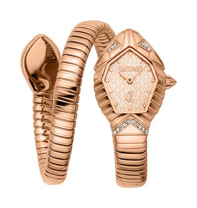 Just Cavalli Women's Snake 316L Stainless Steel Watch