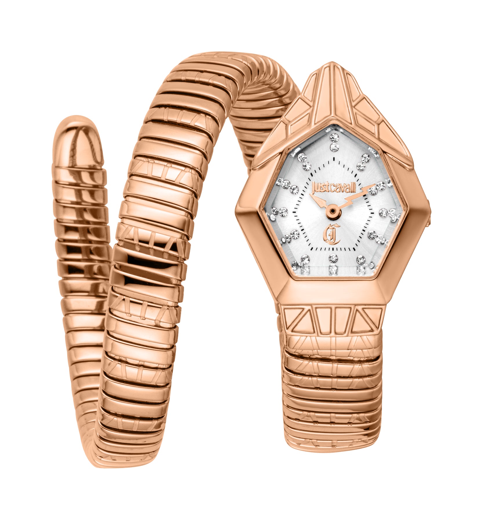 Just Cavalli Women's Snake 316L Stainless Steel Watch