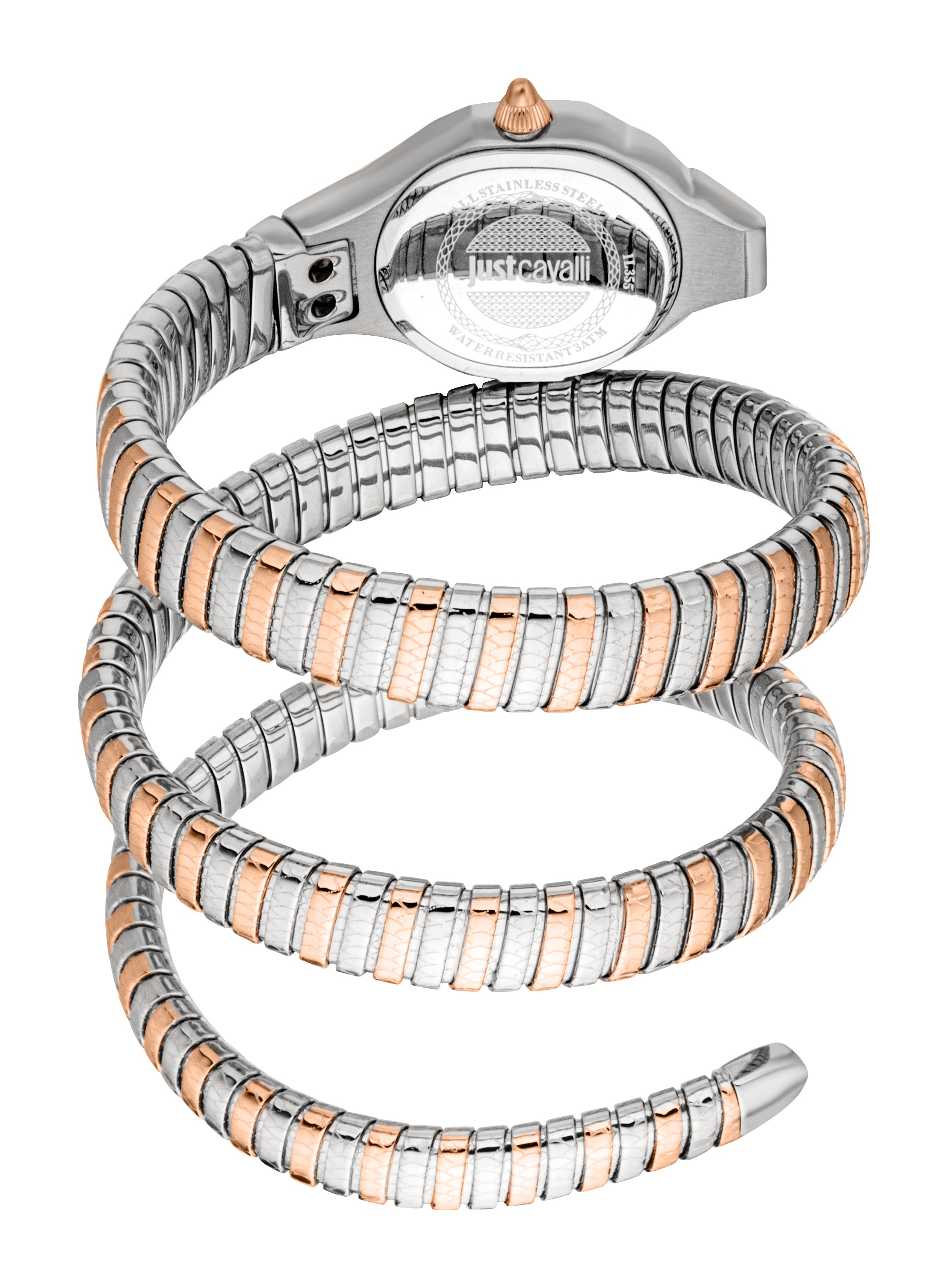Just Cavalli Women's Snake 316L Stainless Steel Watch