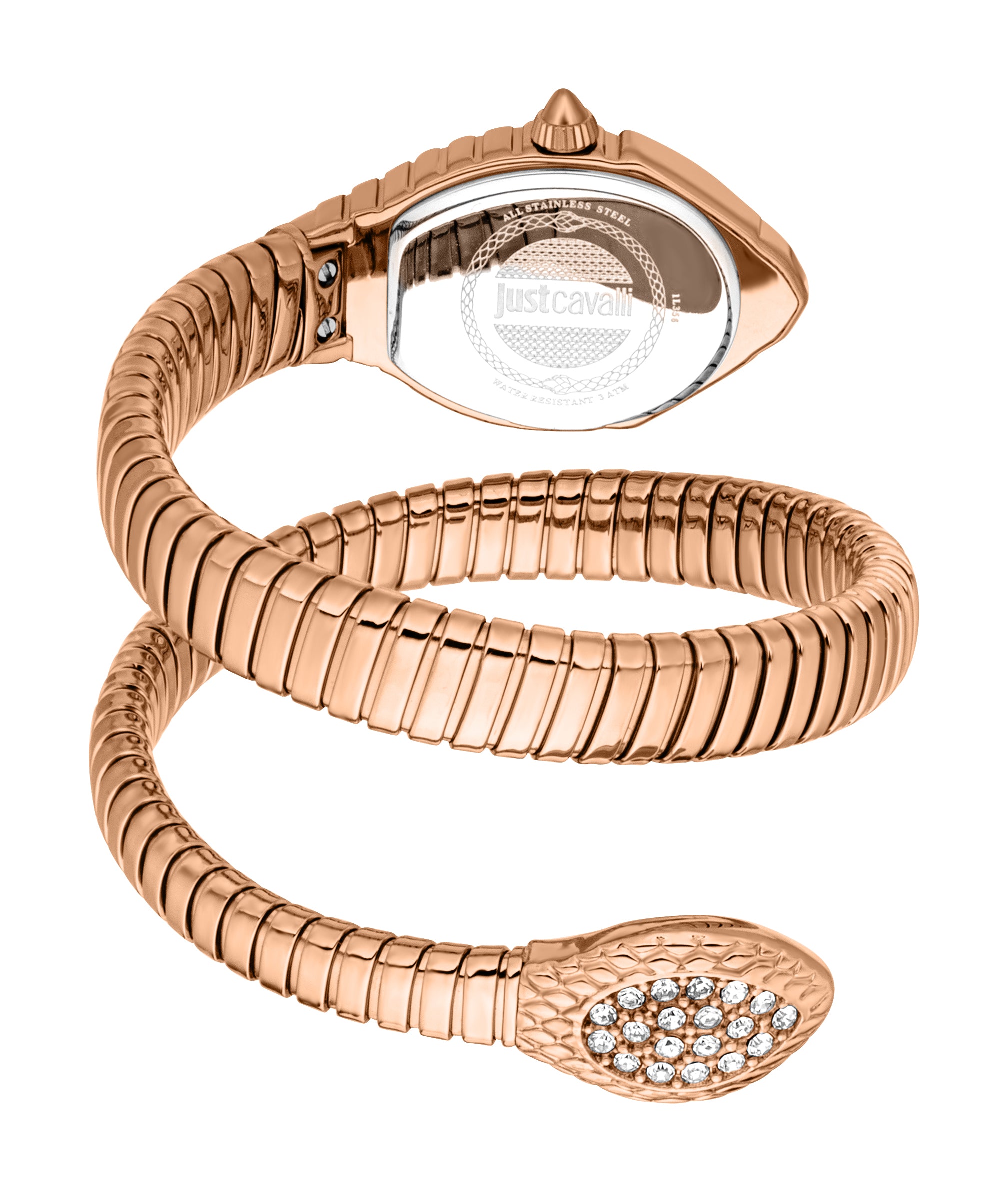 Just Cavalli Women's Snake 316L Stainless Steel Watch