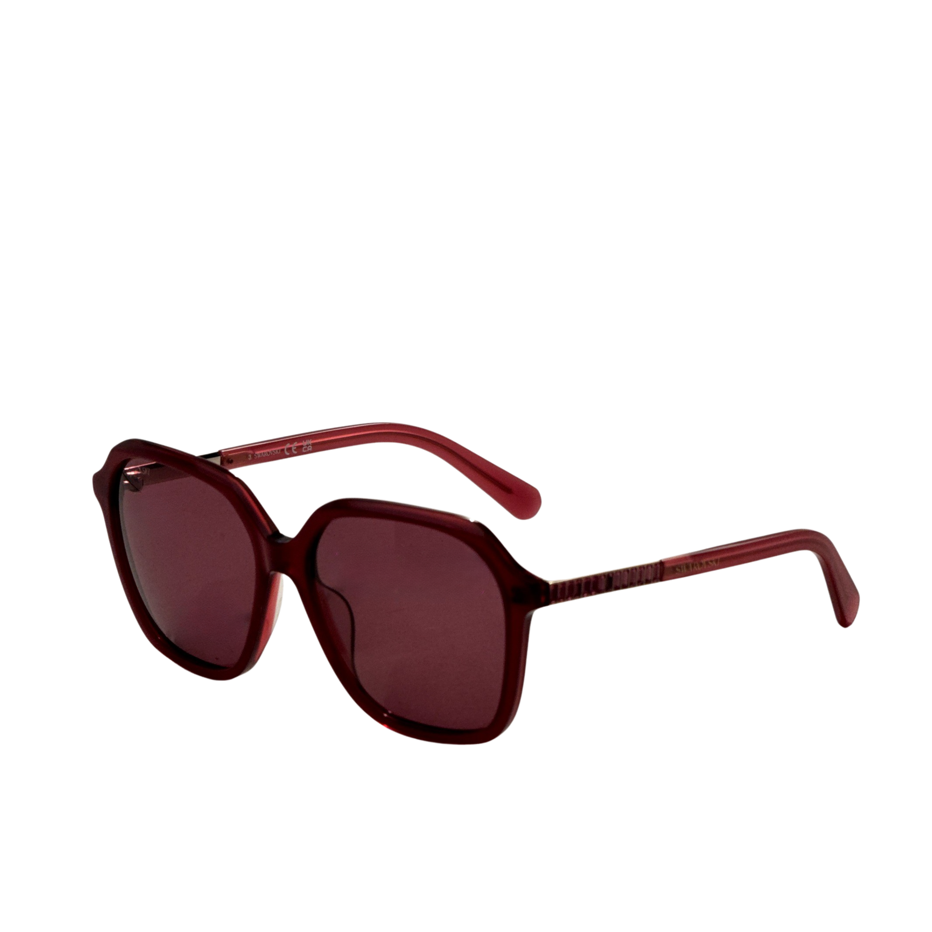Swarovski Women's 60 mm Brown Crystal Sunglasses SK0087F-6038F