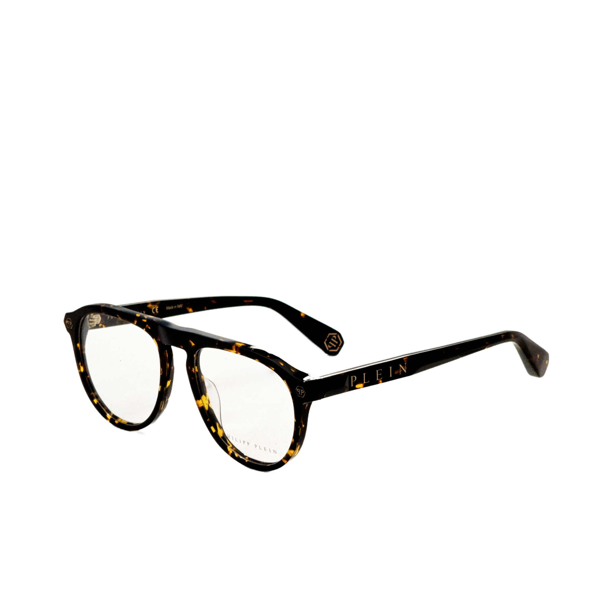 Philipp Plein Men's 54mm Brown Eyeglasses VPP016M5401AY