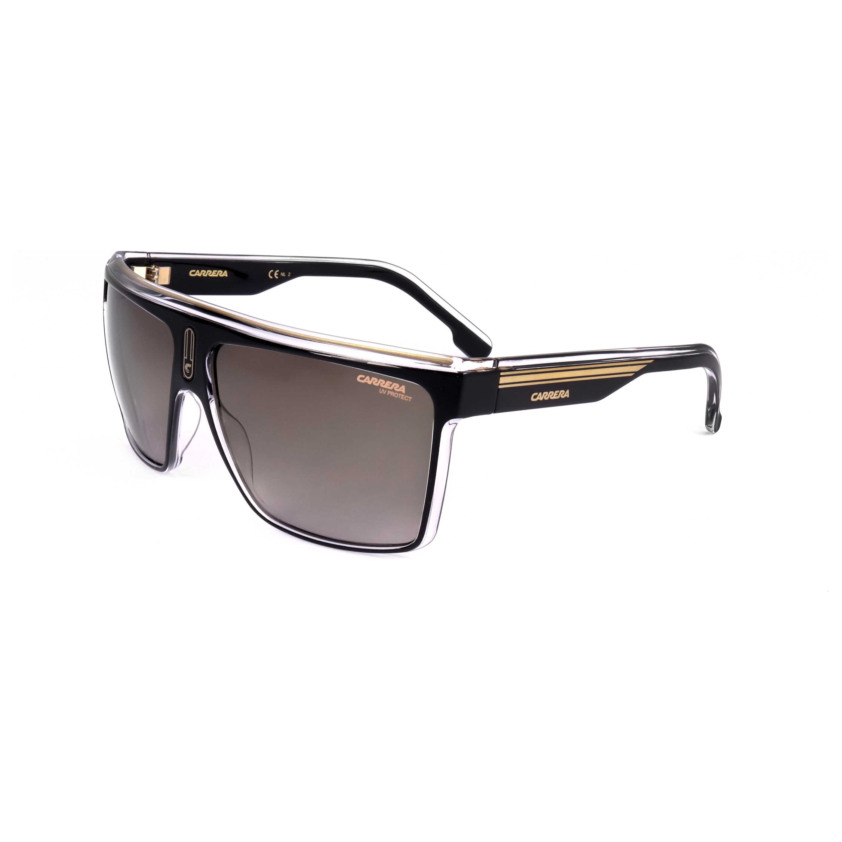 Carrera Men's 63 mm Black Gold Sunglasses CARRERA22-N-2M2-63