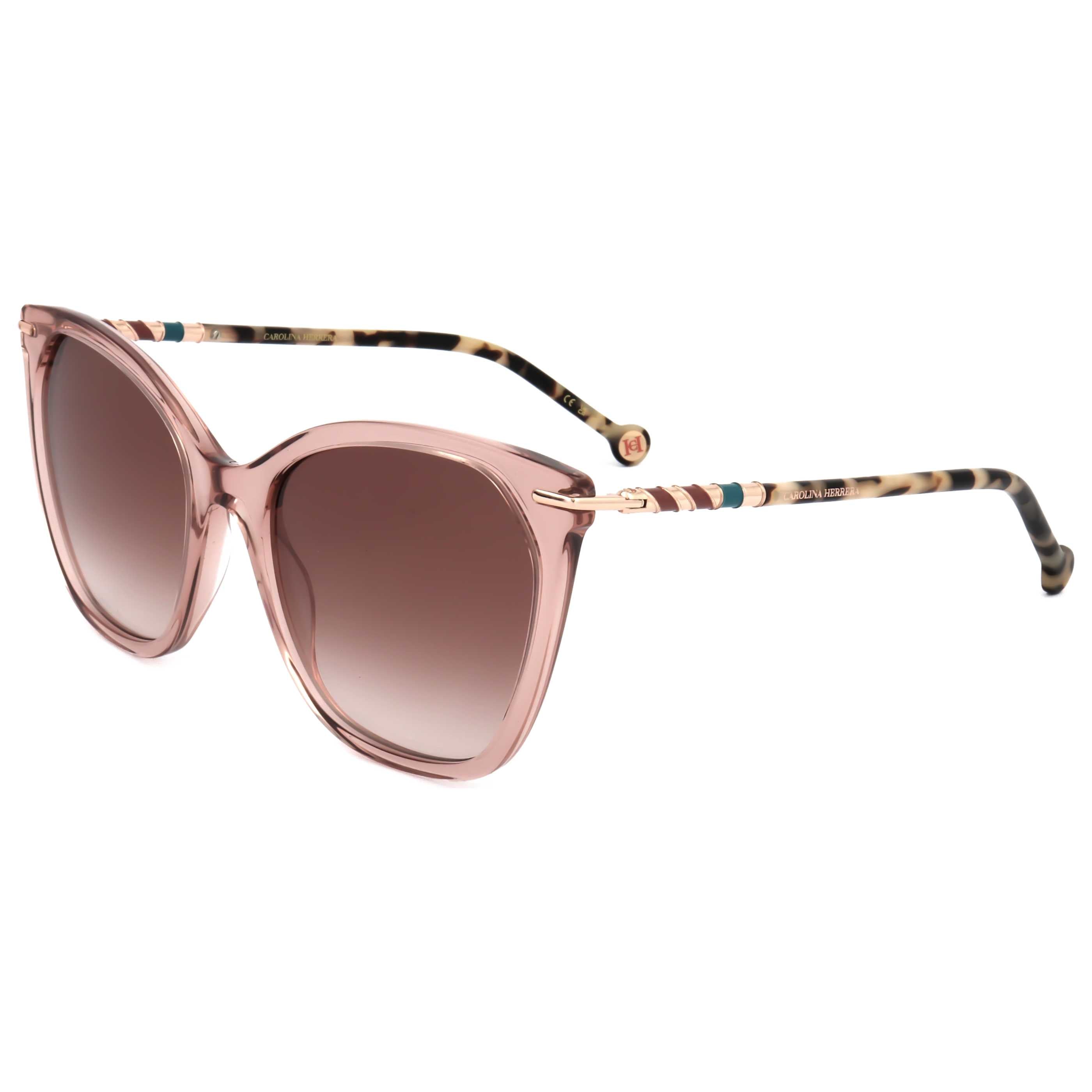 Carolina Herrera Women's 56mm Peach Havana Sunglasses HER0091S-0L93-HA