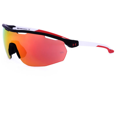 Under Armour Men's 99 mm Matte Black White Sunglasses UA0003GS-04NL-99