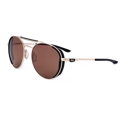 Under Armour Unisex 55mm Light Gold Sunglasses UA0008-G-S-3YG