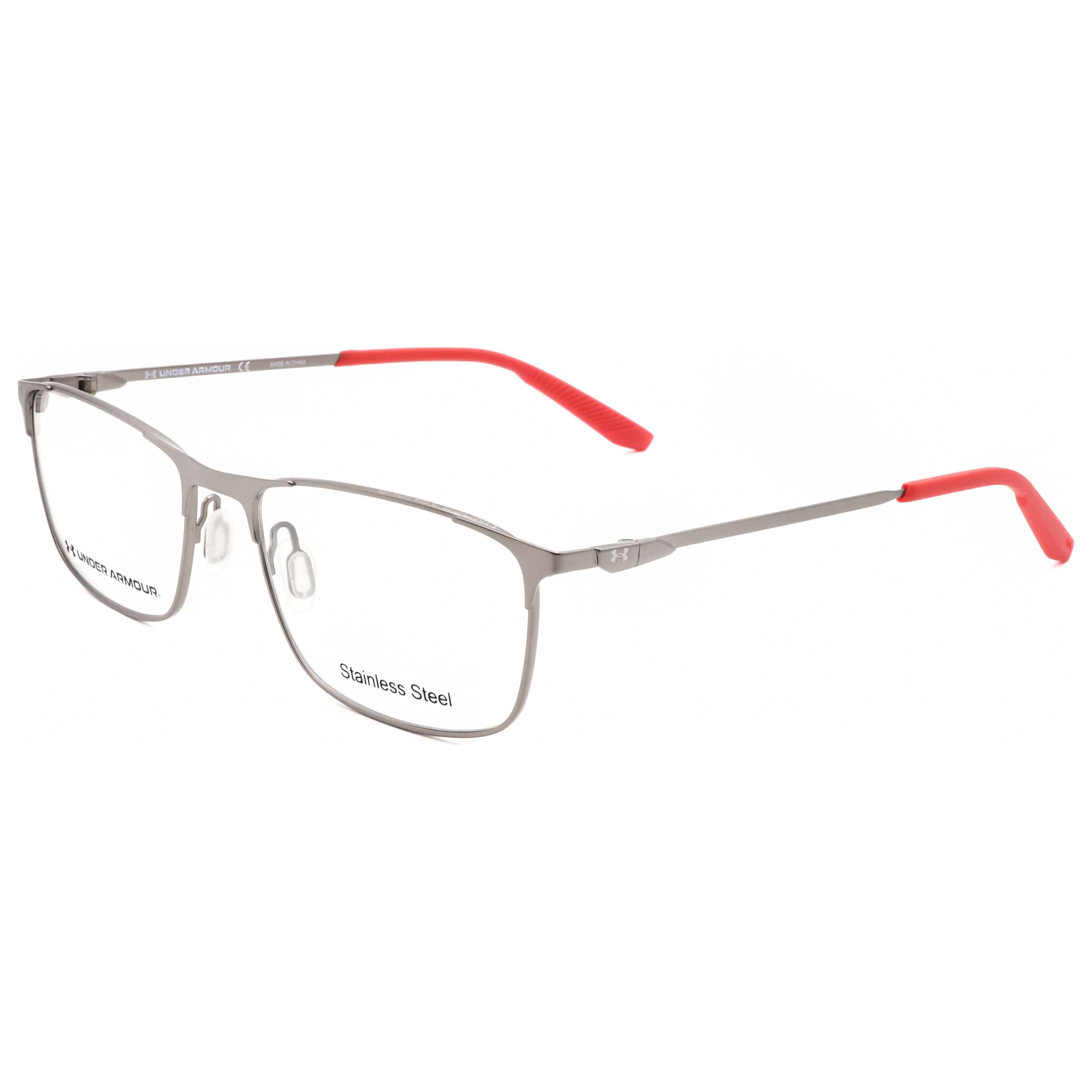 Under Armour Men's 56 mm Matte Dark Ruthenium Eyeglasses UA5015-G-R80
