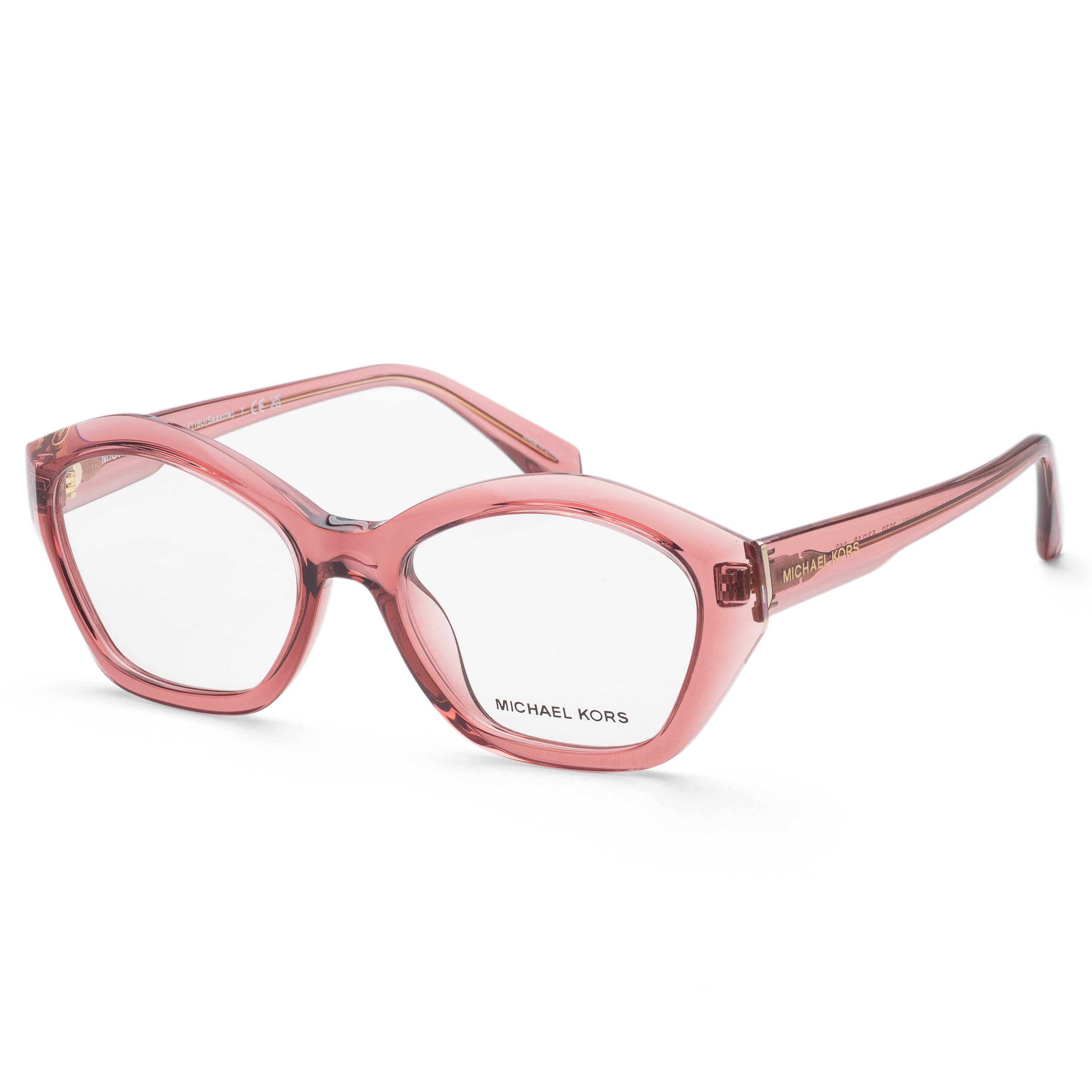 Michael Kors Women's Seaside 53mm Pink Crystal Eyeglasses MK4116U-3970-53