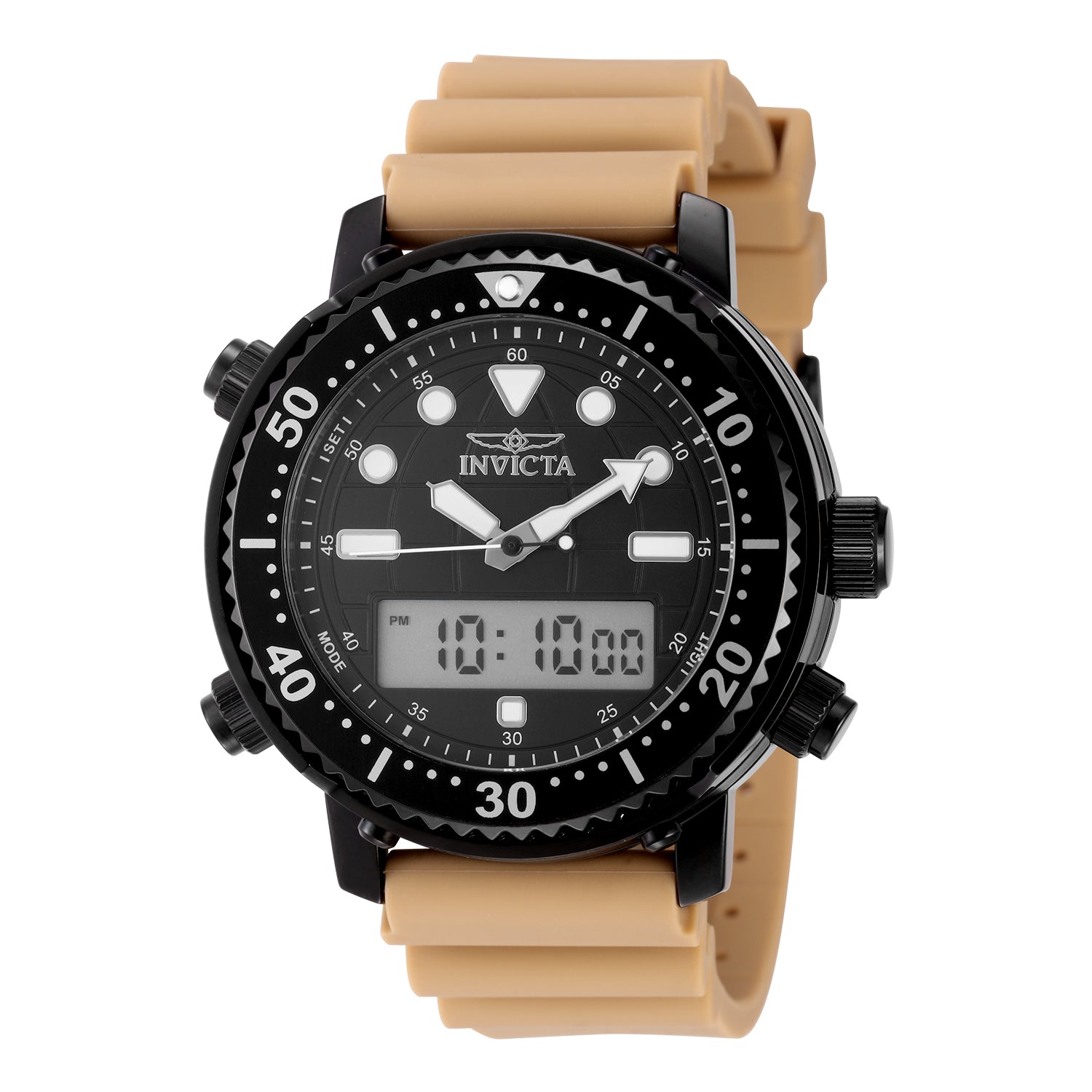Invicta Men's Pro Diver 46.5mm Digital Chronograph Watch IN-49452