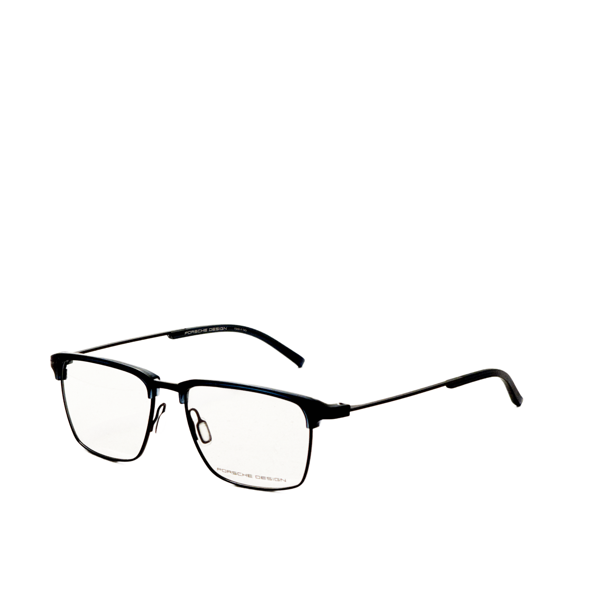 Porsche Design Men's 55 Gunmetal Blue Eyeglasses P838055D