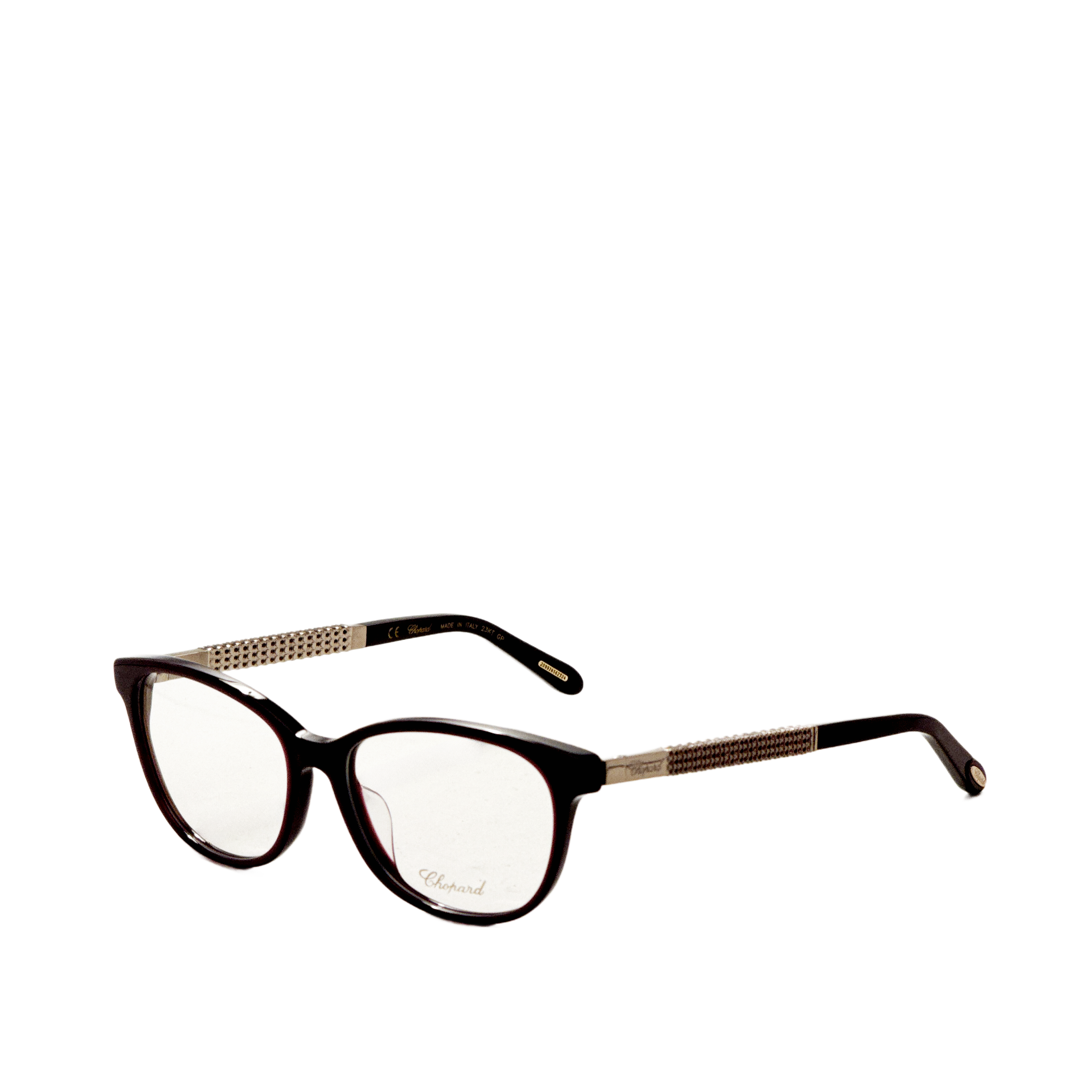 Chopard Women's 55 Transparent Turquoise Eyeglasses VCH281S550M34