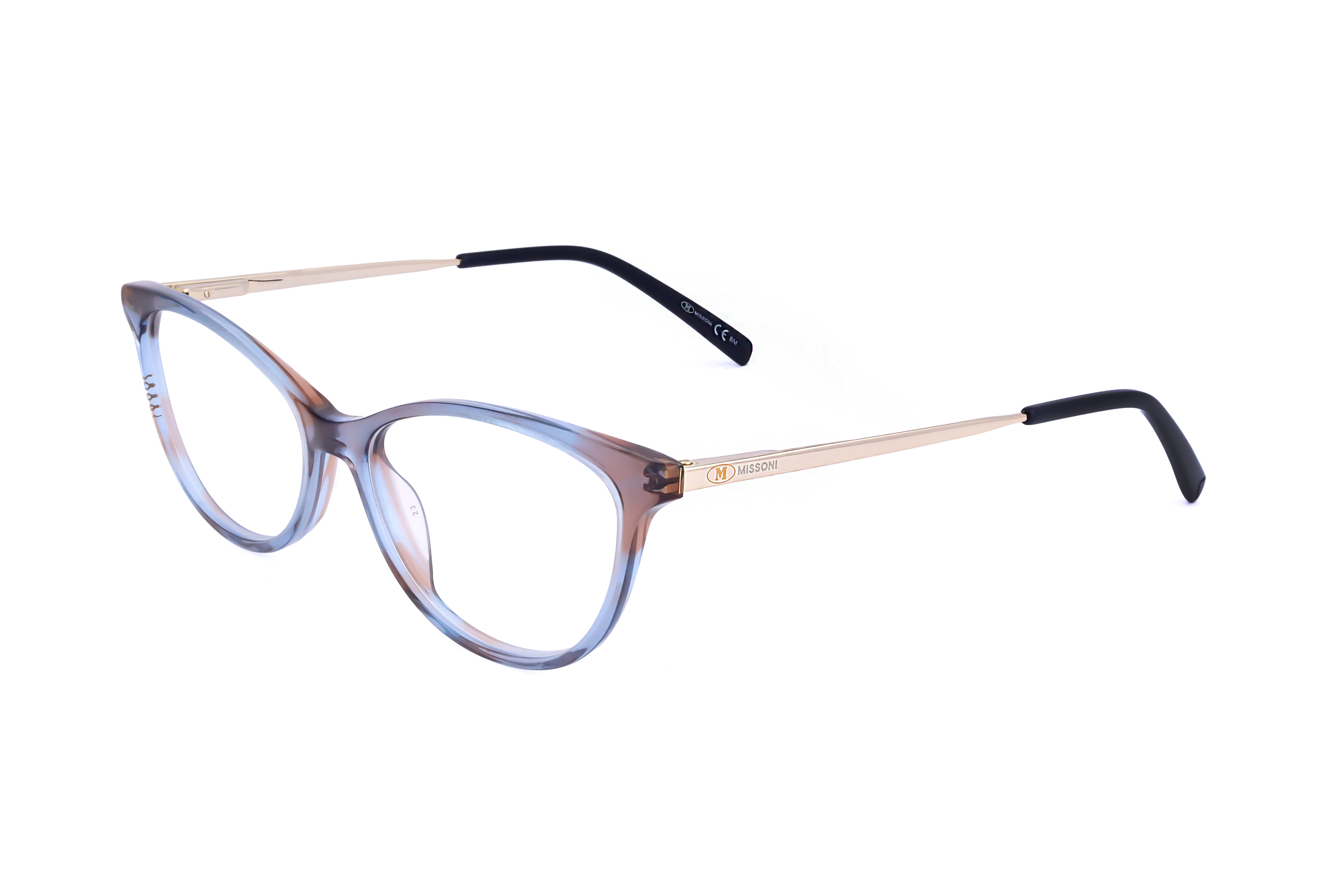 Missoni Women's 52mm Brown Blue Eyeglasses MMI0017-3LG-52