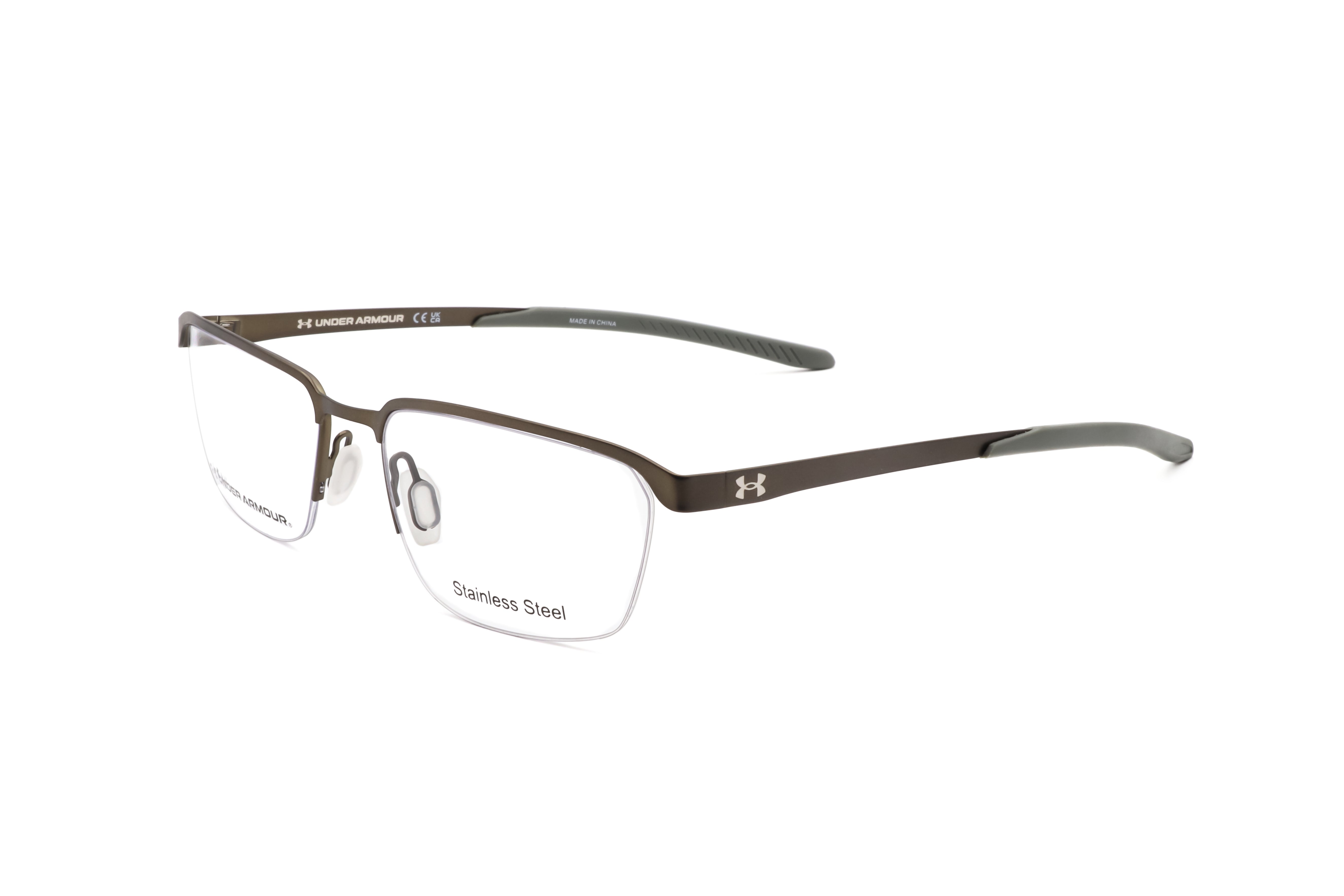 Under Armour Men's 54mm Grey Brown Eyeglasses UA5051-G-S05-54