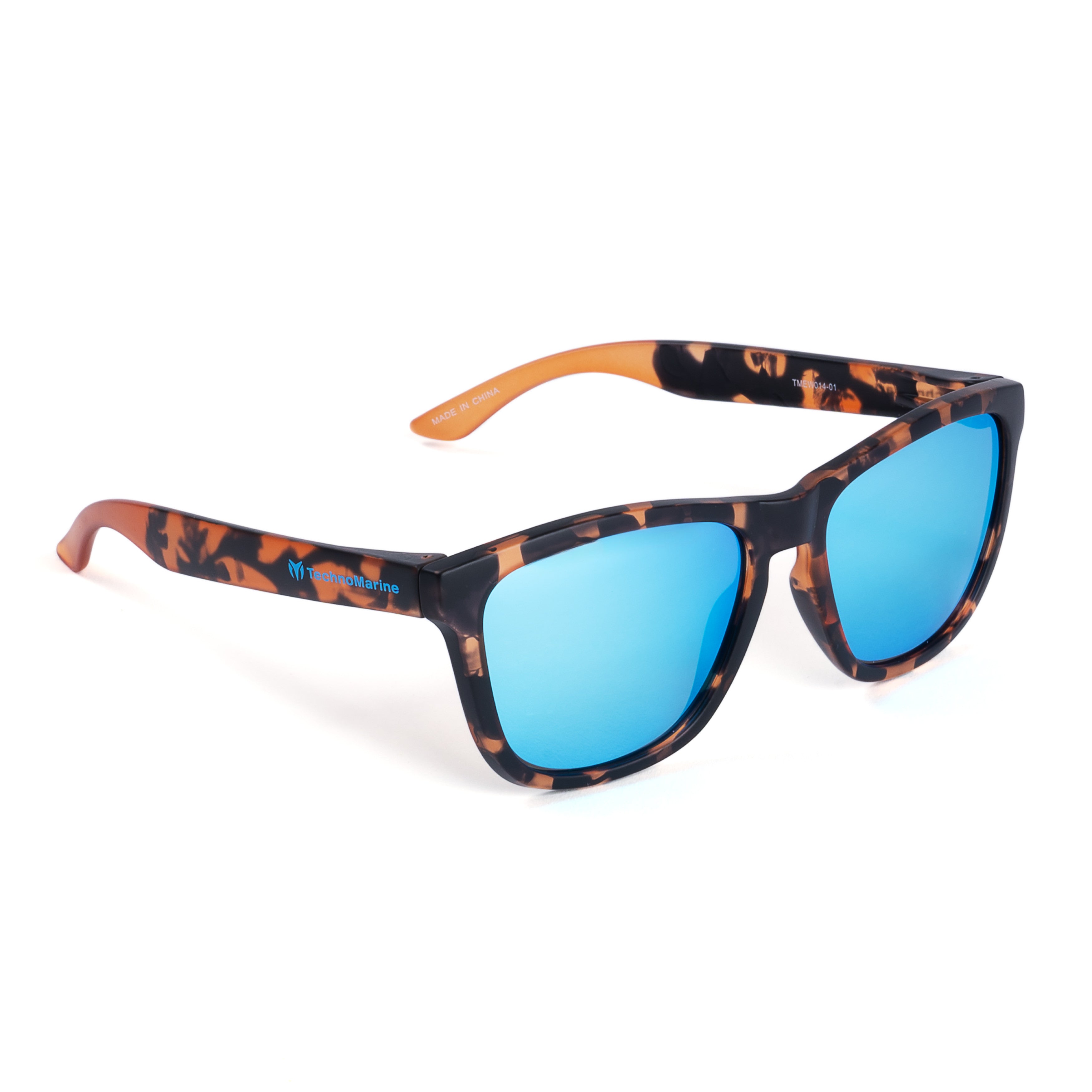 TechnoMarine Unisex 52mm Brown Tortoise Sunglasses TMEW014-01