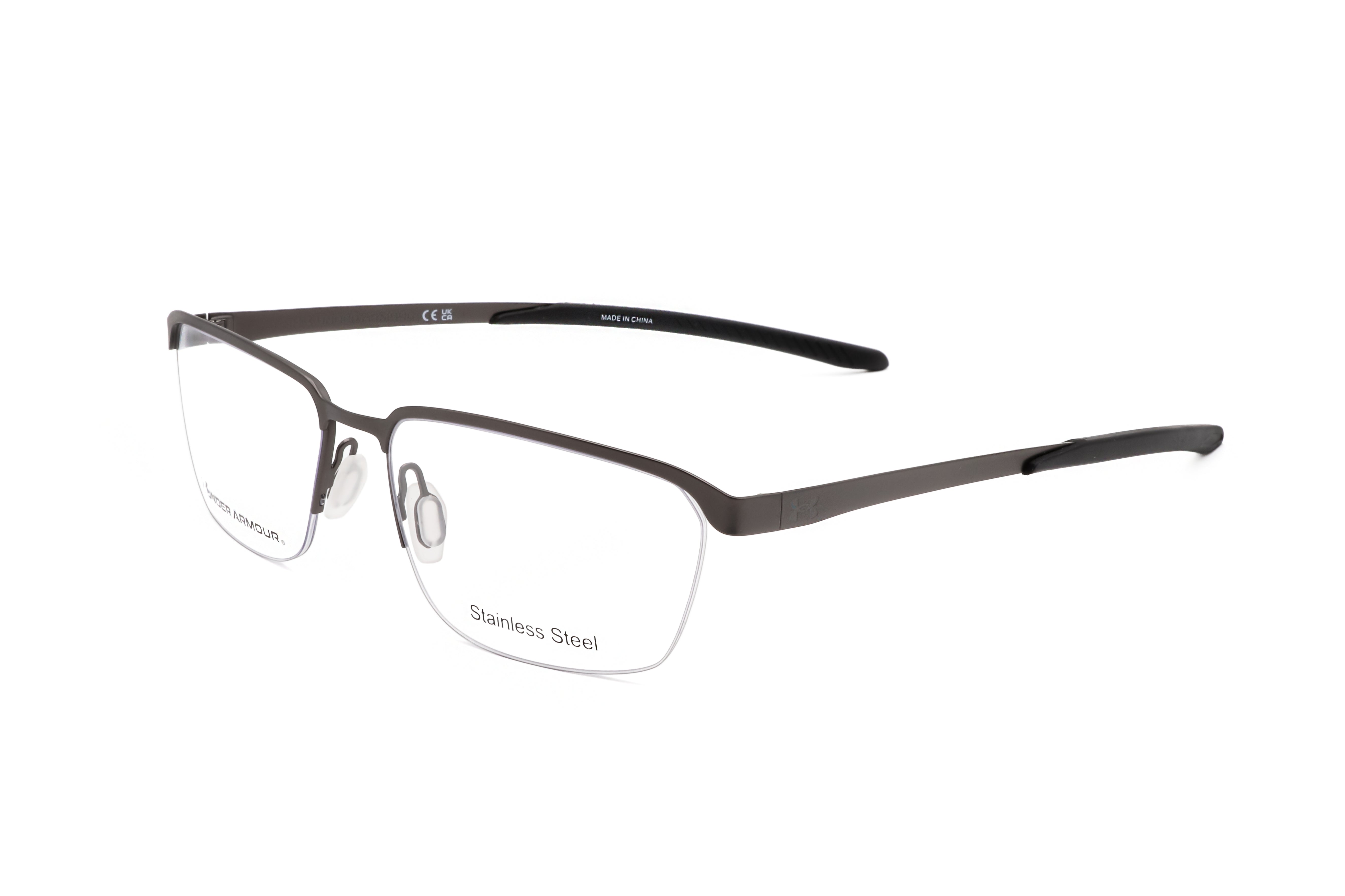 Under Armour Men's 56mm Matte Dark Ruthenium Eyeglasses UA5051-G-R80-56