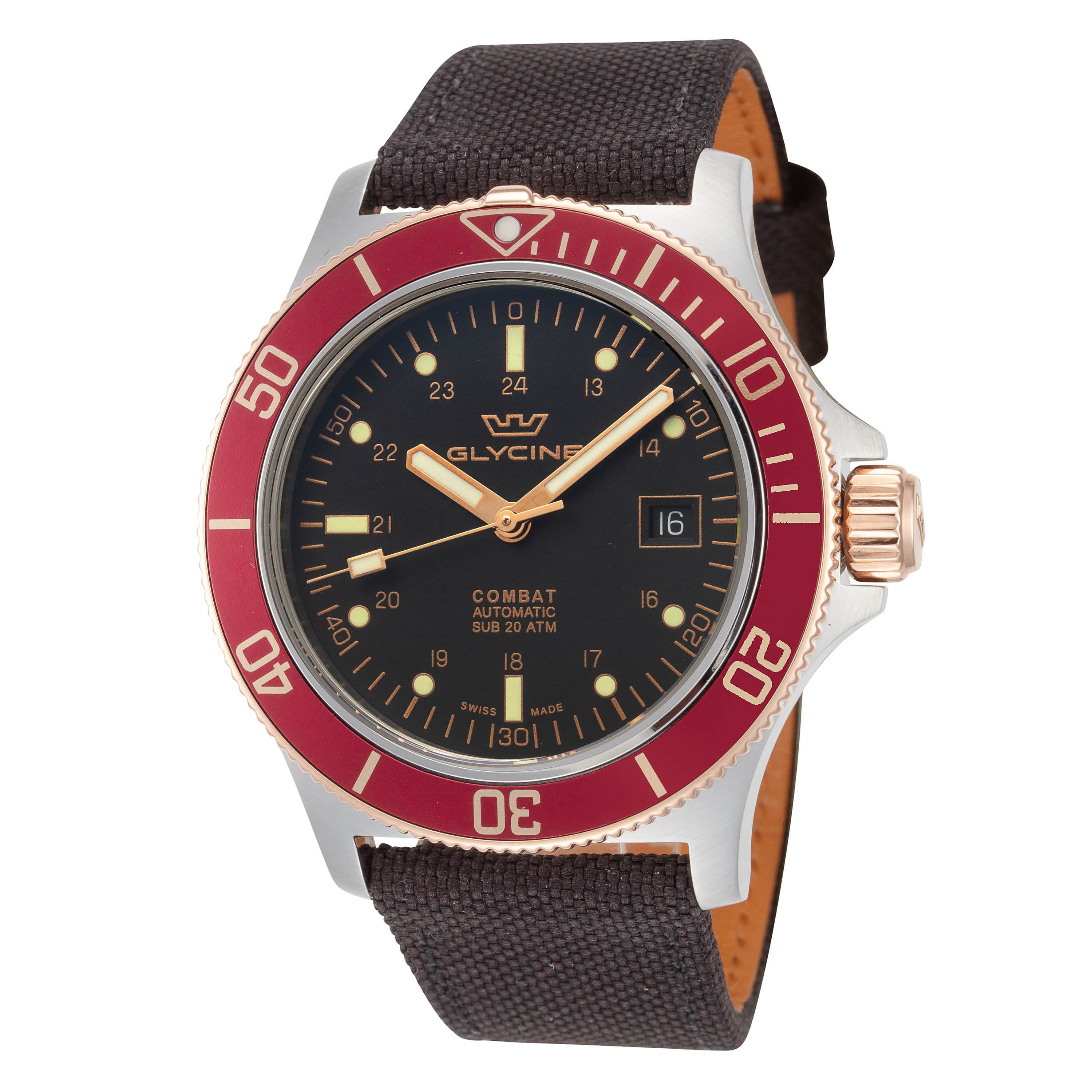 Glycine Men's Combat Sub 42mm Automatic Watch GL0092