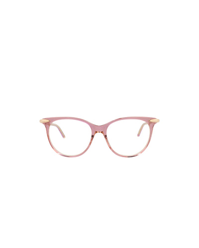 Pomellato Women's 51 Pink Orange Eyeglasses PM0050O-30002343-003