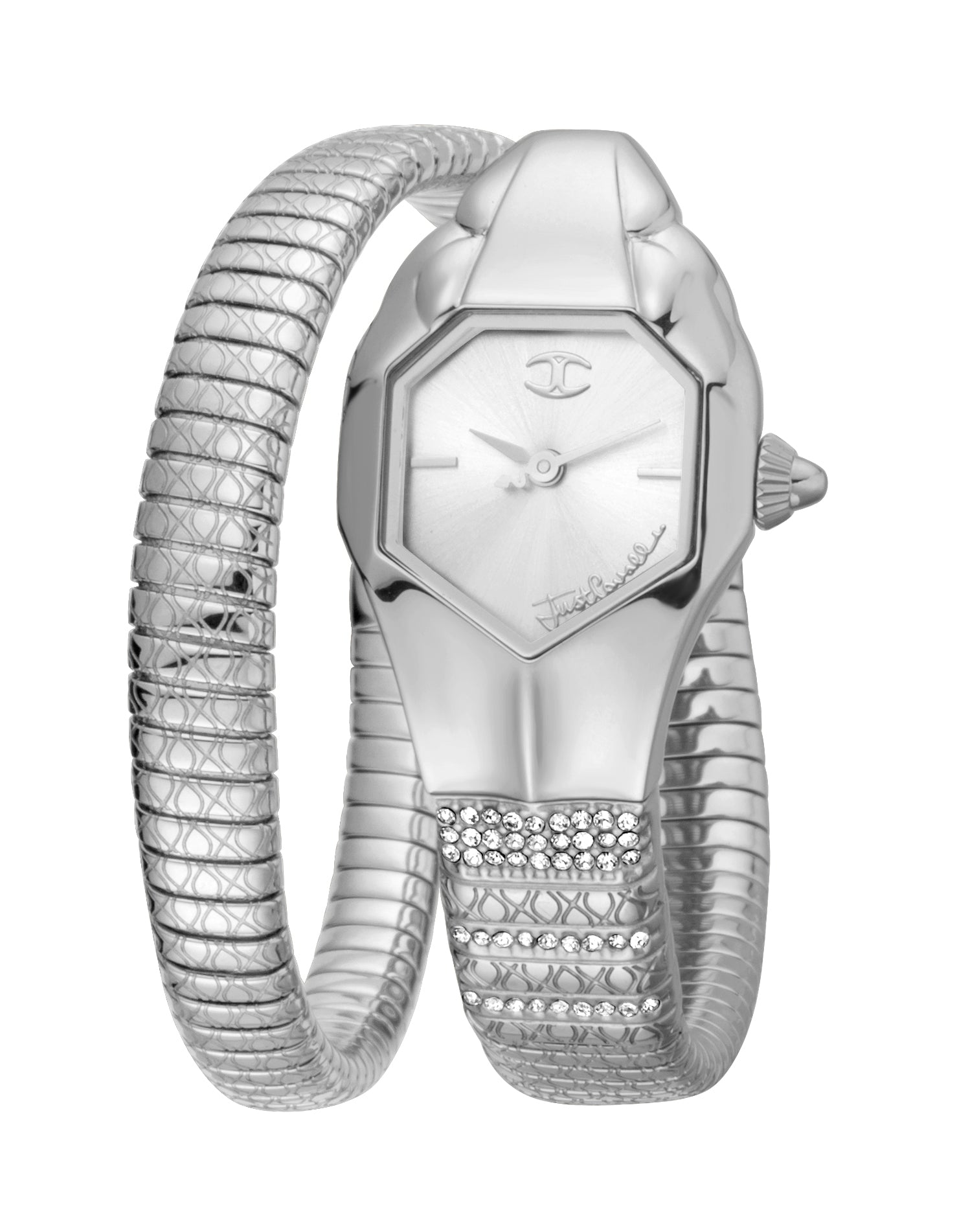 Just Cavalli Women's Snake 316L Stainless Steel Watch