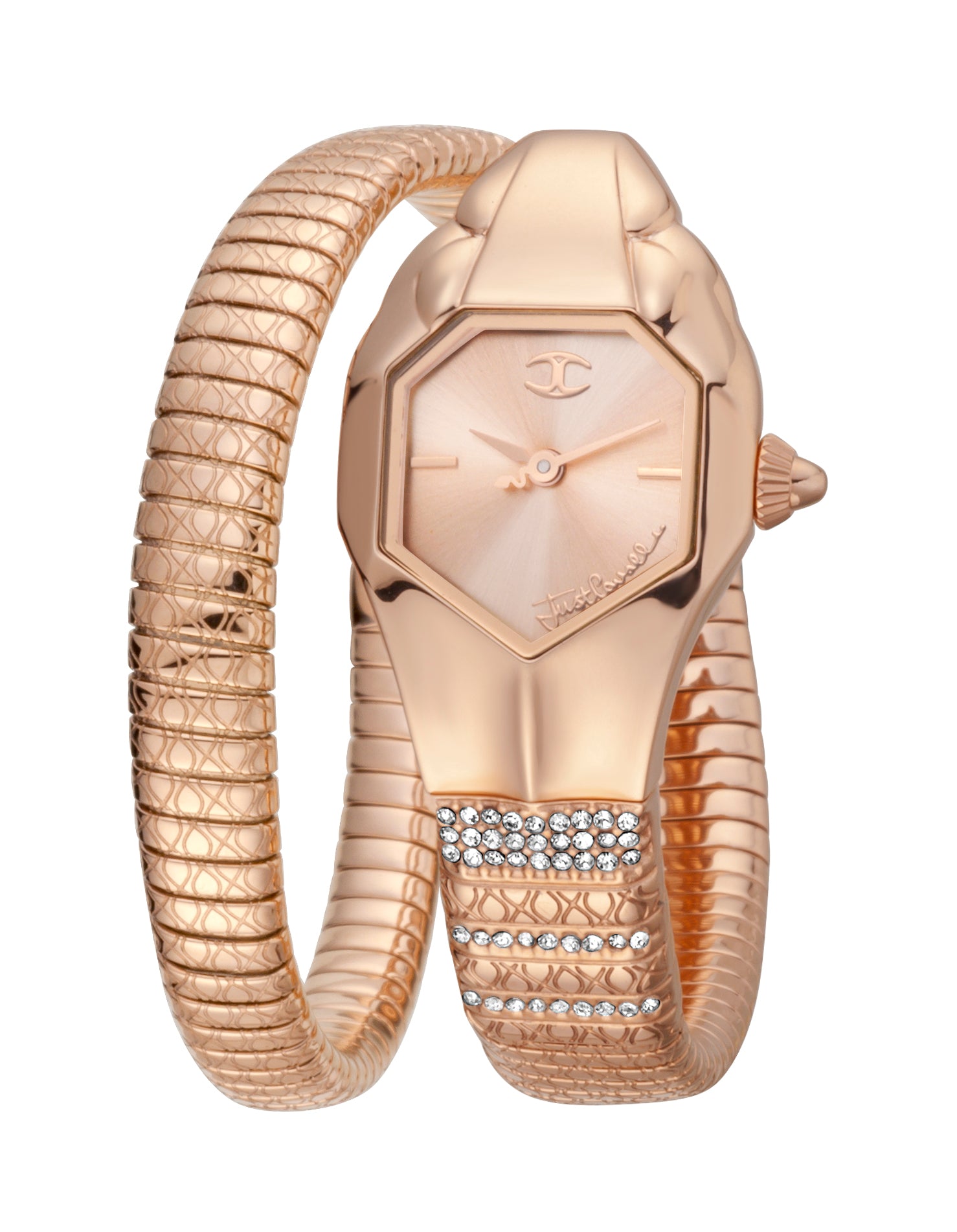 Just Cavalli Women's Snake 316L Stainless Steel Watch