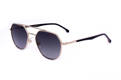 Carrera Unisex 53 mm Gold Striped Black Sunglasses CA303S-0W97-9O