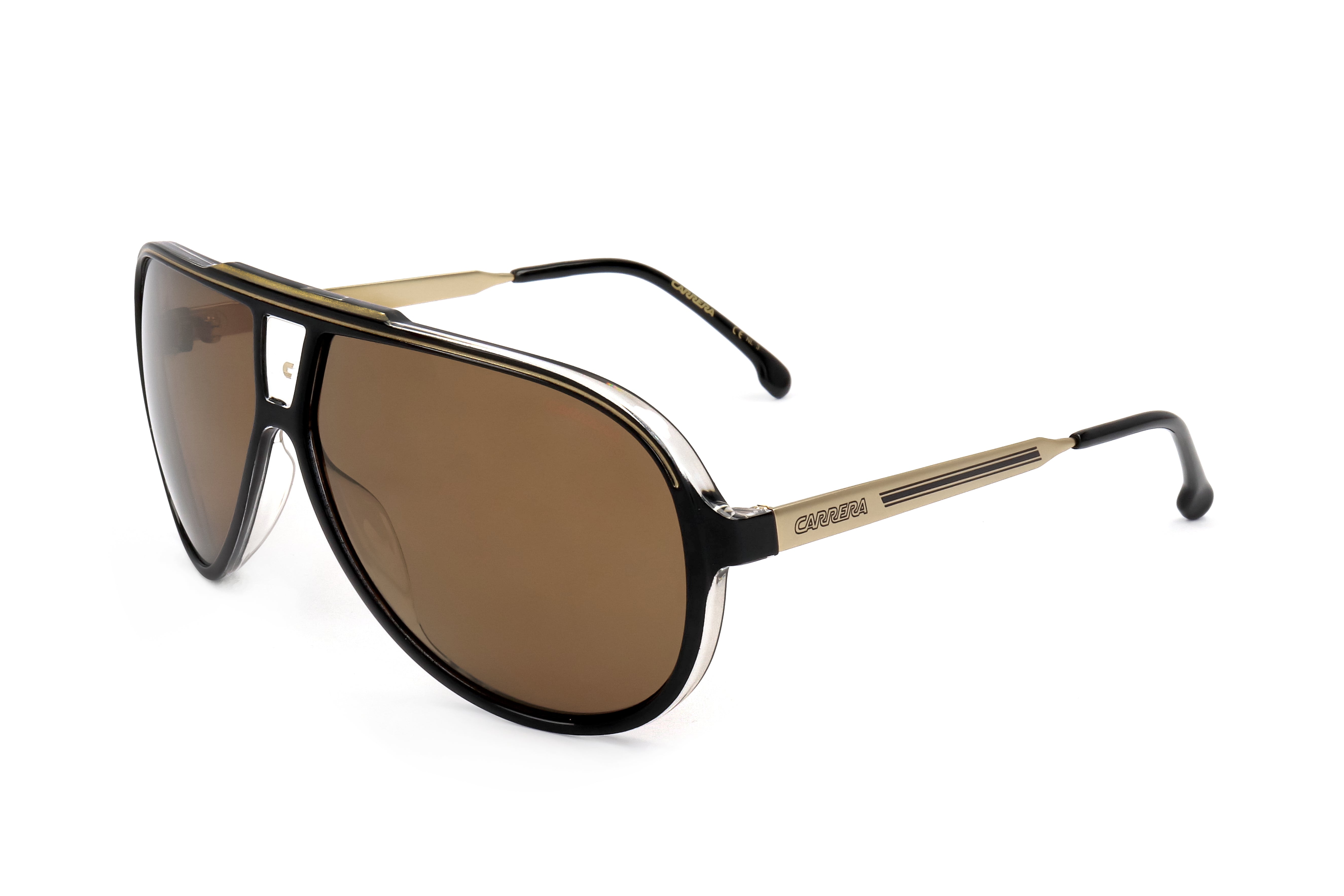 Carrera Men's 63mm Black Gold Sunglasses CARRERA1050-S-2M2-63