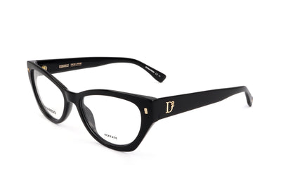 Dsquared2 Women's 54mm Black Gold Eyeglasses D20043-2M2-54