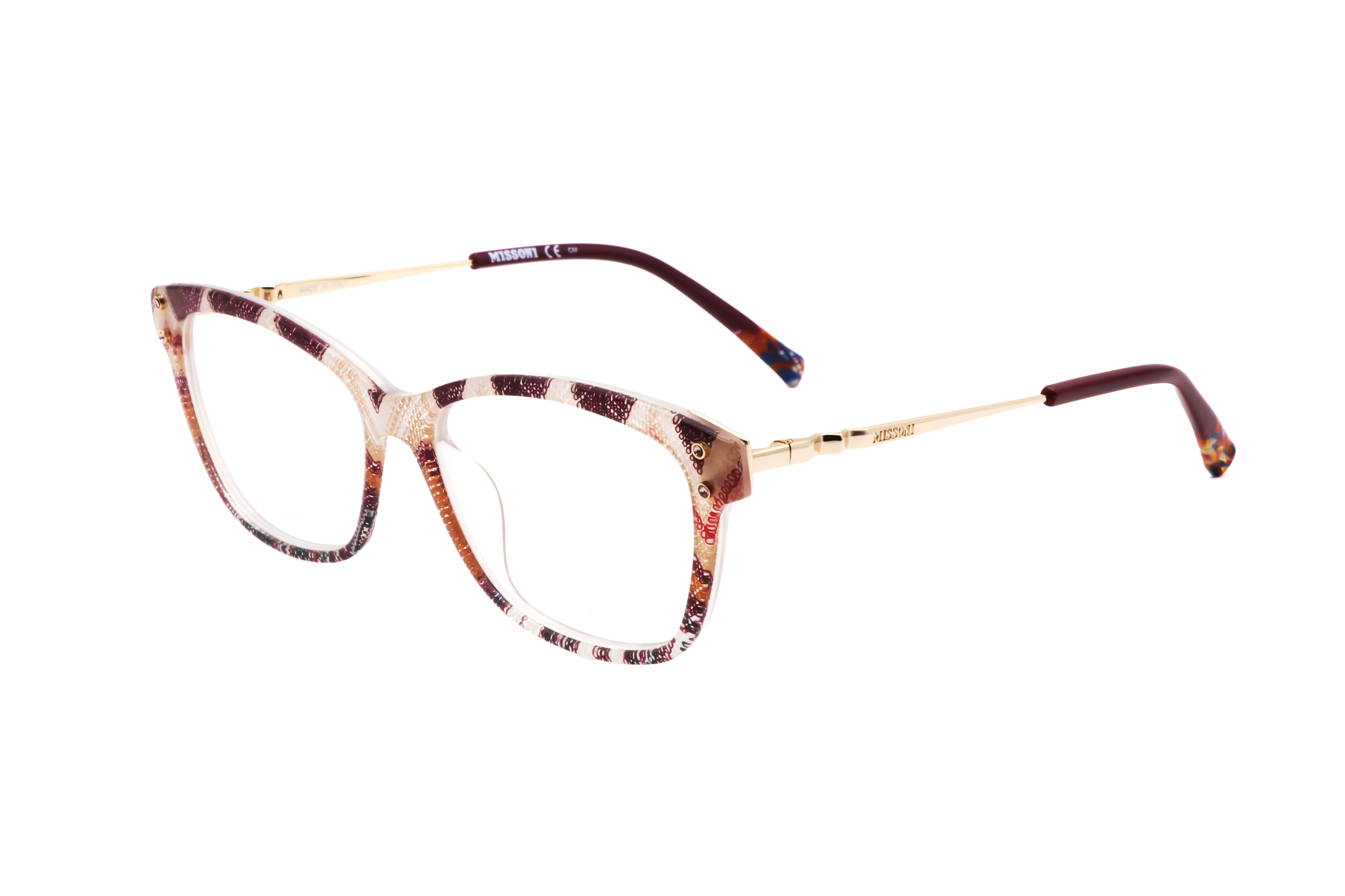 Missoni Women's 53mm Plum Multicolor Eyeglasses MIS0006-5ND-53