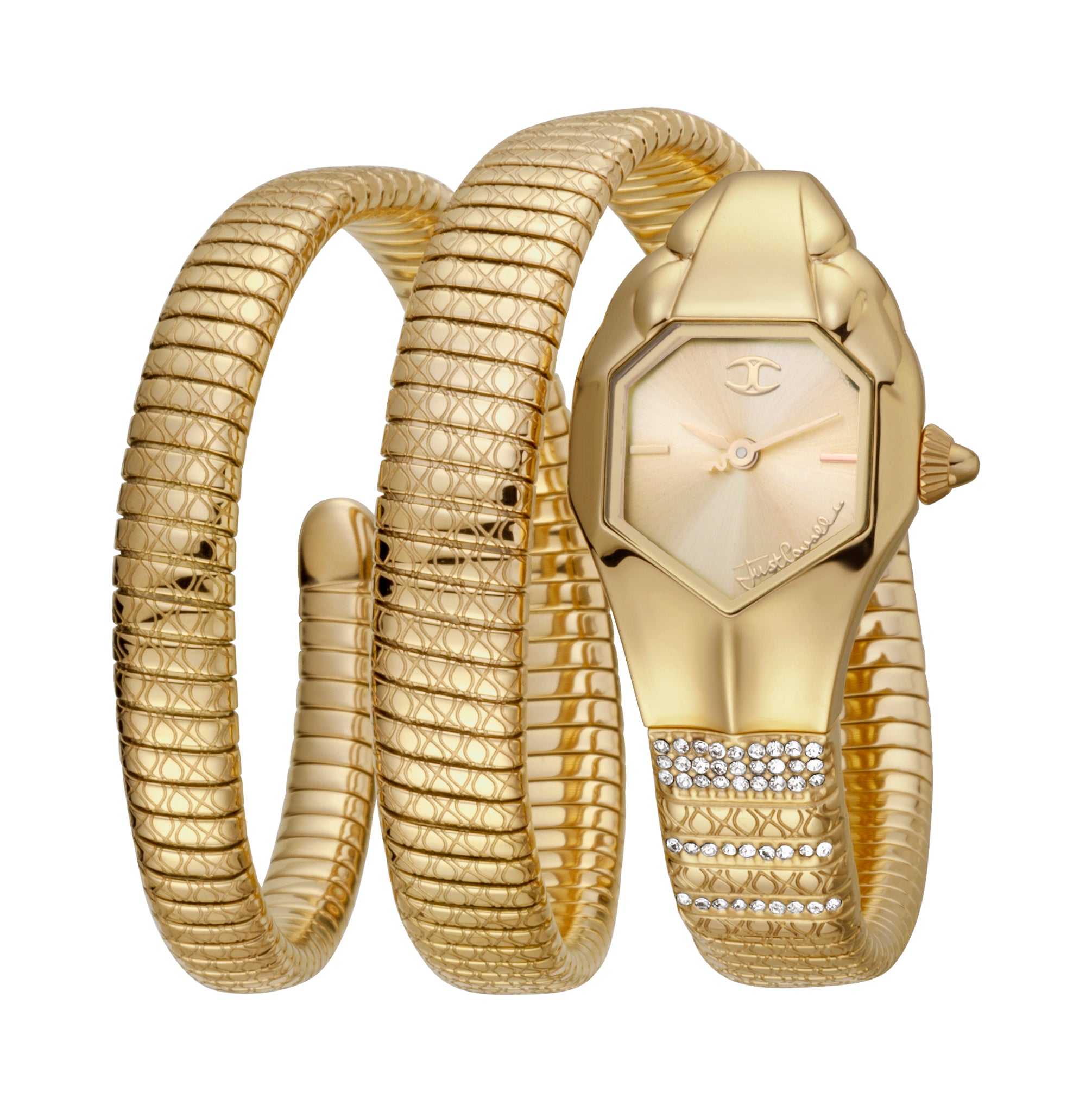 Just Cavalli Women's Glam Snake 22mm Quartz Watch JC1L112M0025