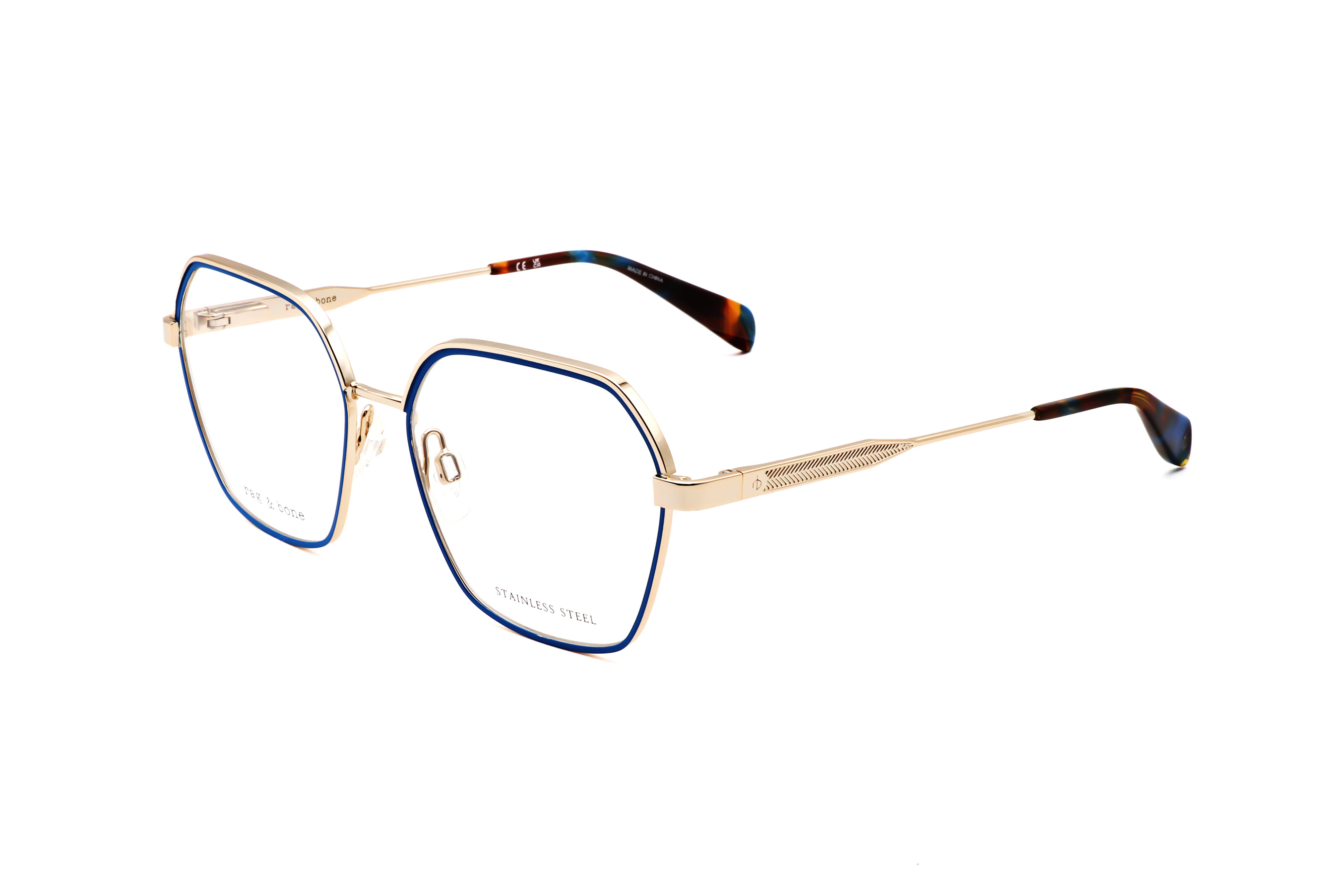 Rag & Bone Women's 53mm Gold Violet Eyeglasses RNB3072-G-S9E-53
