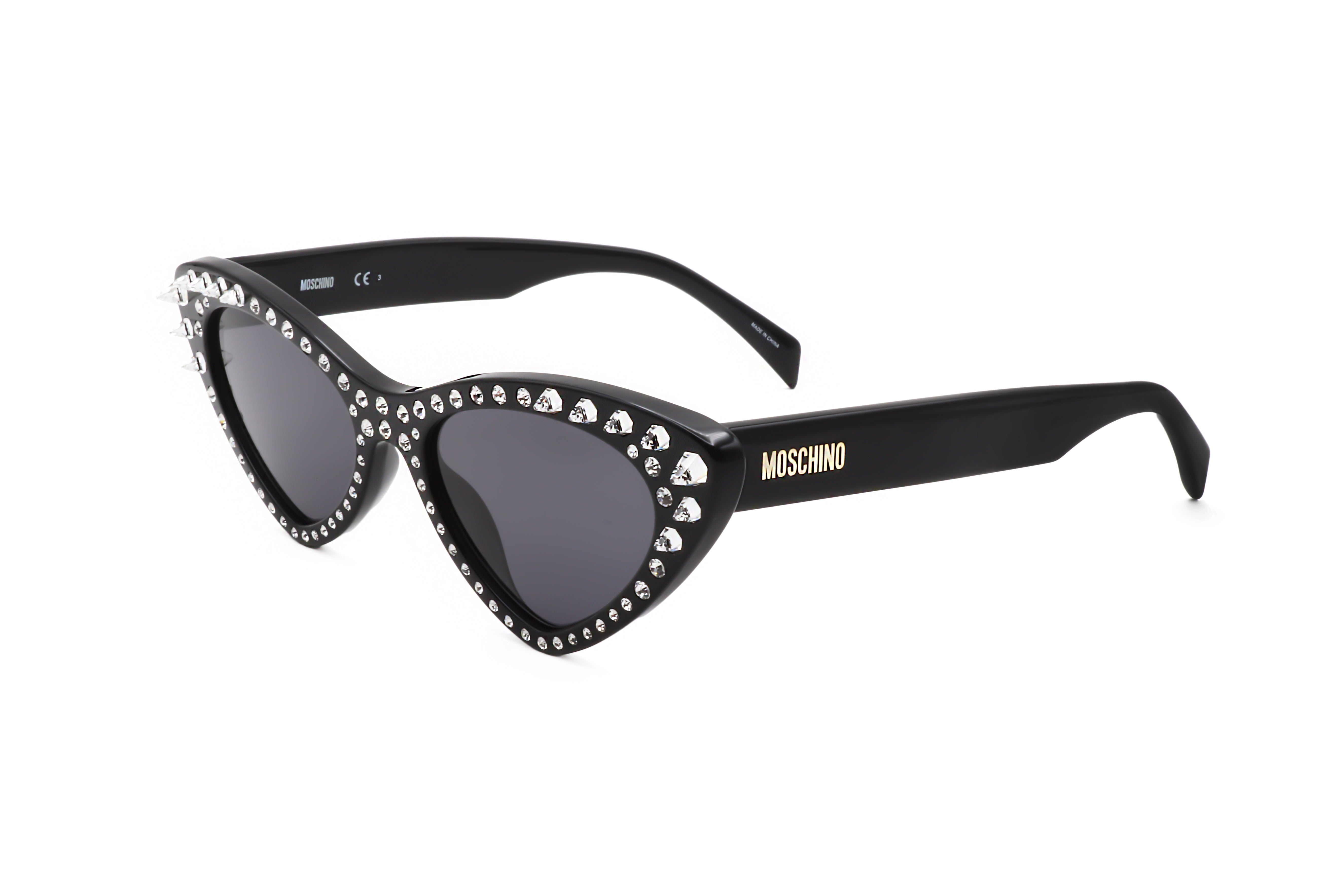 Moschino Women's 52mm Black Sunglasses MOS006-S-STR-807-52