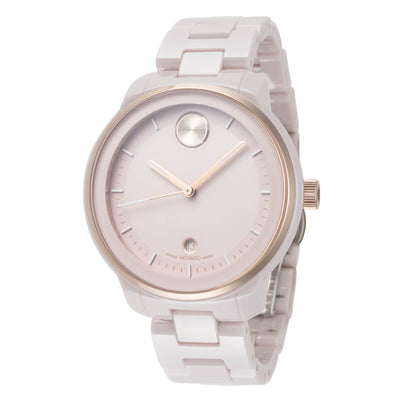 Movado Women's Bold Verso Pink 38.5mm Quartz Watch 3600935