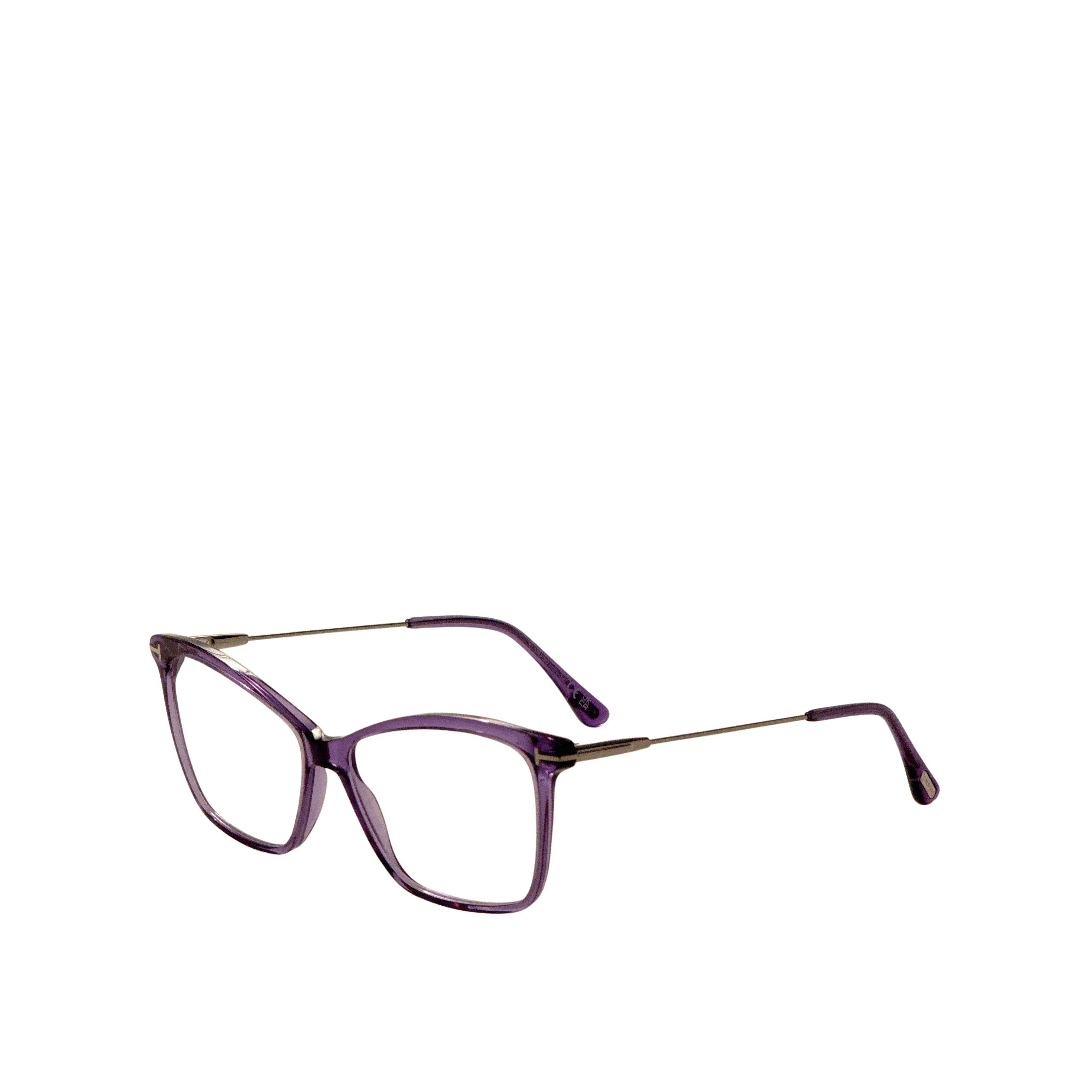 Tom Ford Women's 56mm Transparent Purple Eyeglasses FT5687-B-081-56