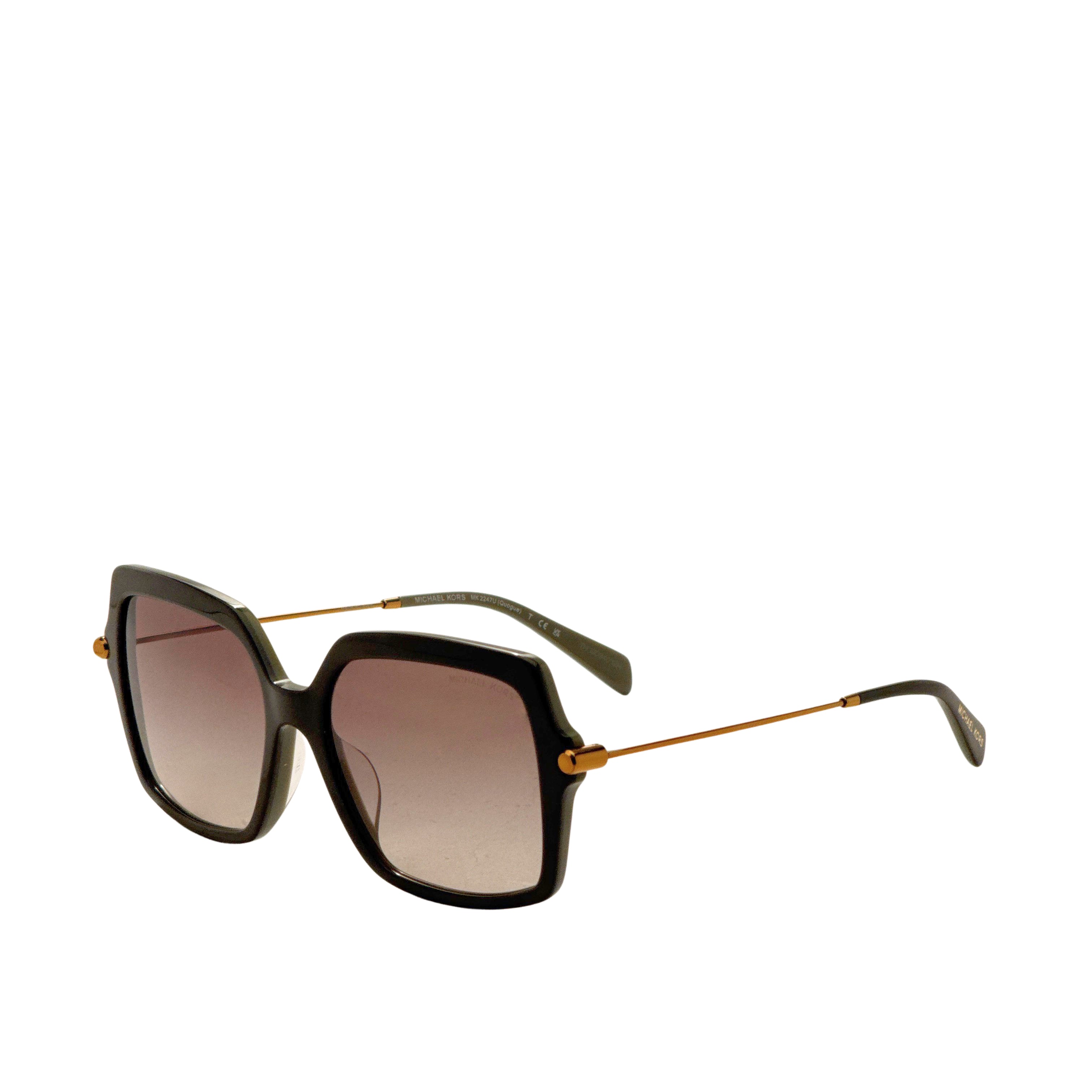 Michael Kors Women's Quogue 57mm Olive Smoke Sunglasses MK2247U-40193M-57